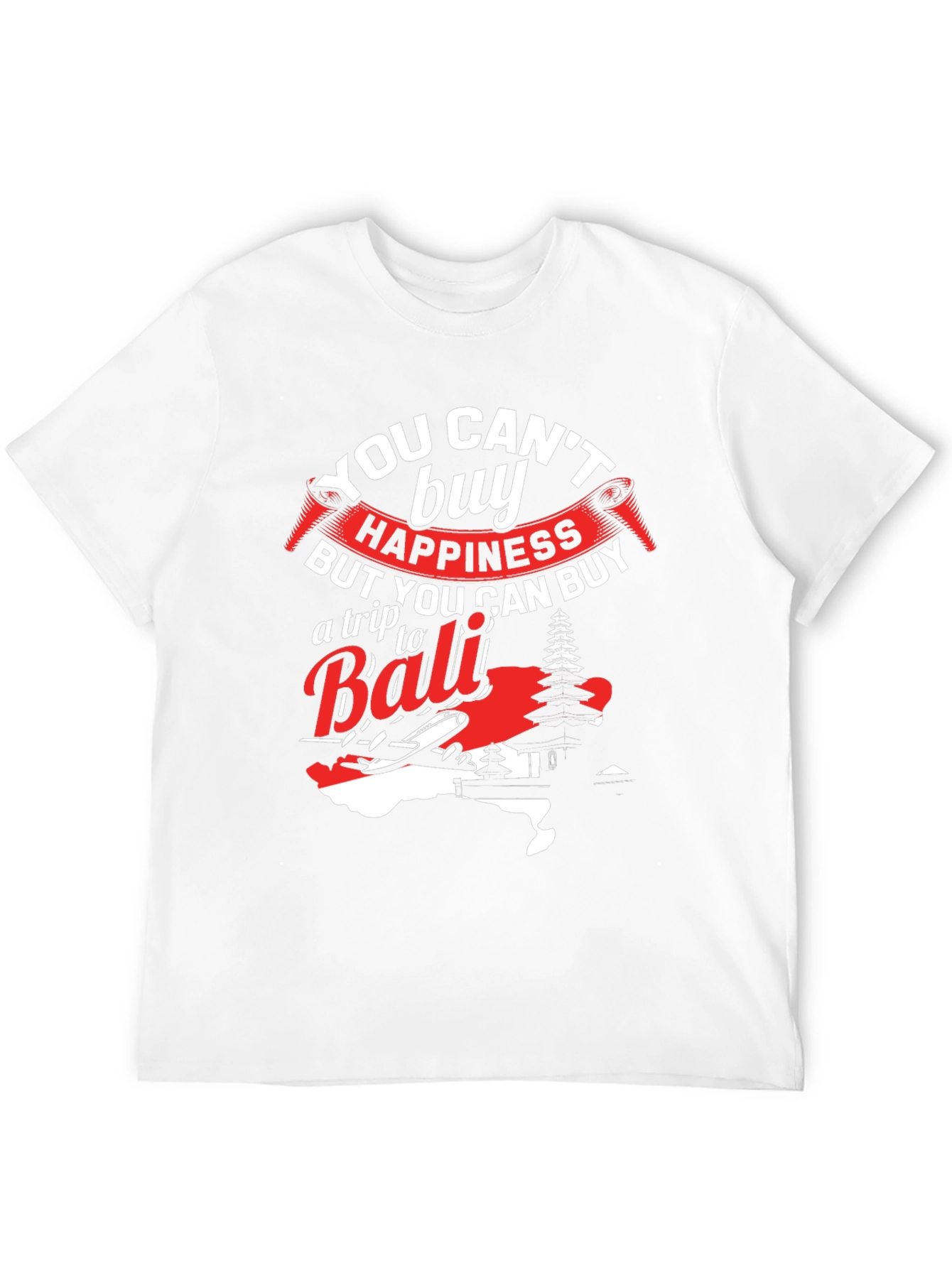 Bali Trip T-Shirt: Happiness Souvenir Tee