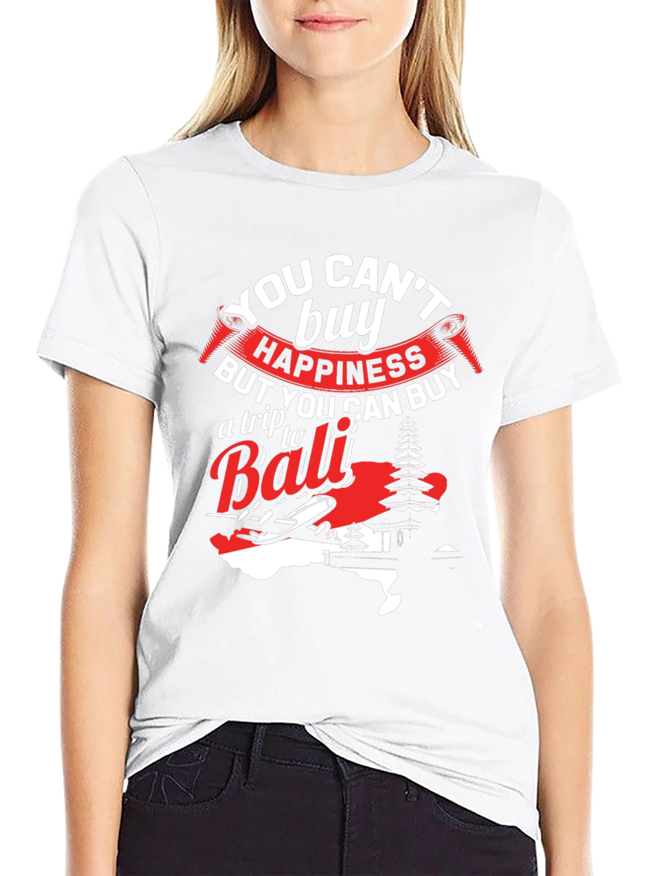 Bali Trip T-Shirt: Happiness Souvenir Tee