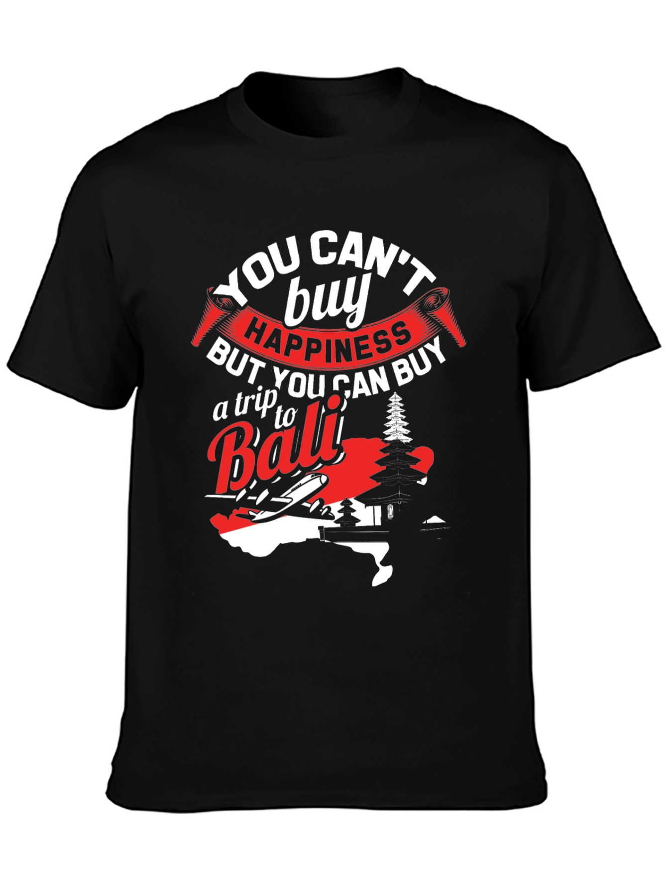 Bali Trip T-Shirt: Happiness Souvenir Tee