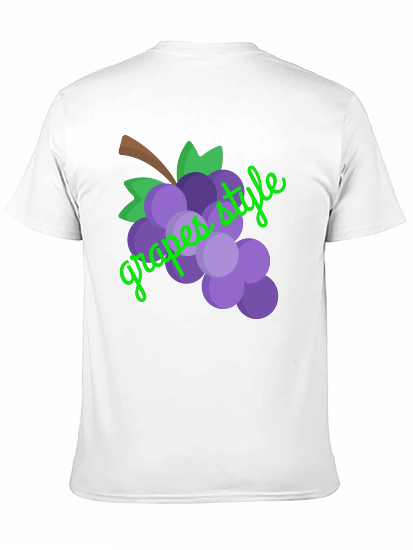 Grapes Style Graphic Tee - Unisex Black T-Shirt