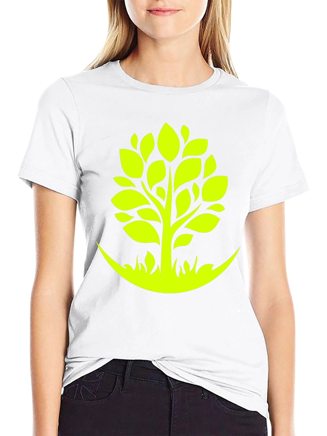 Green Tree Graphic Tee - Nature Inspired Style