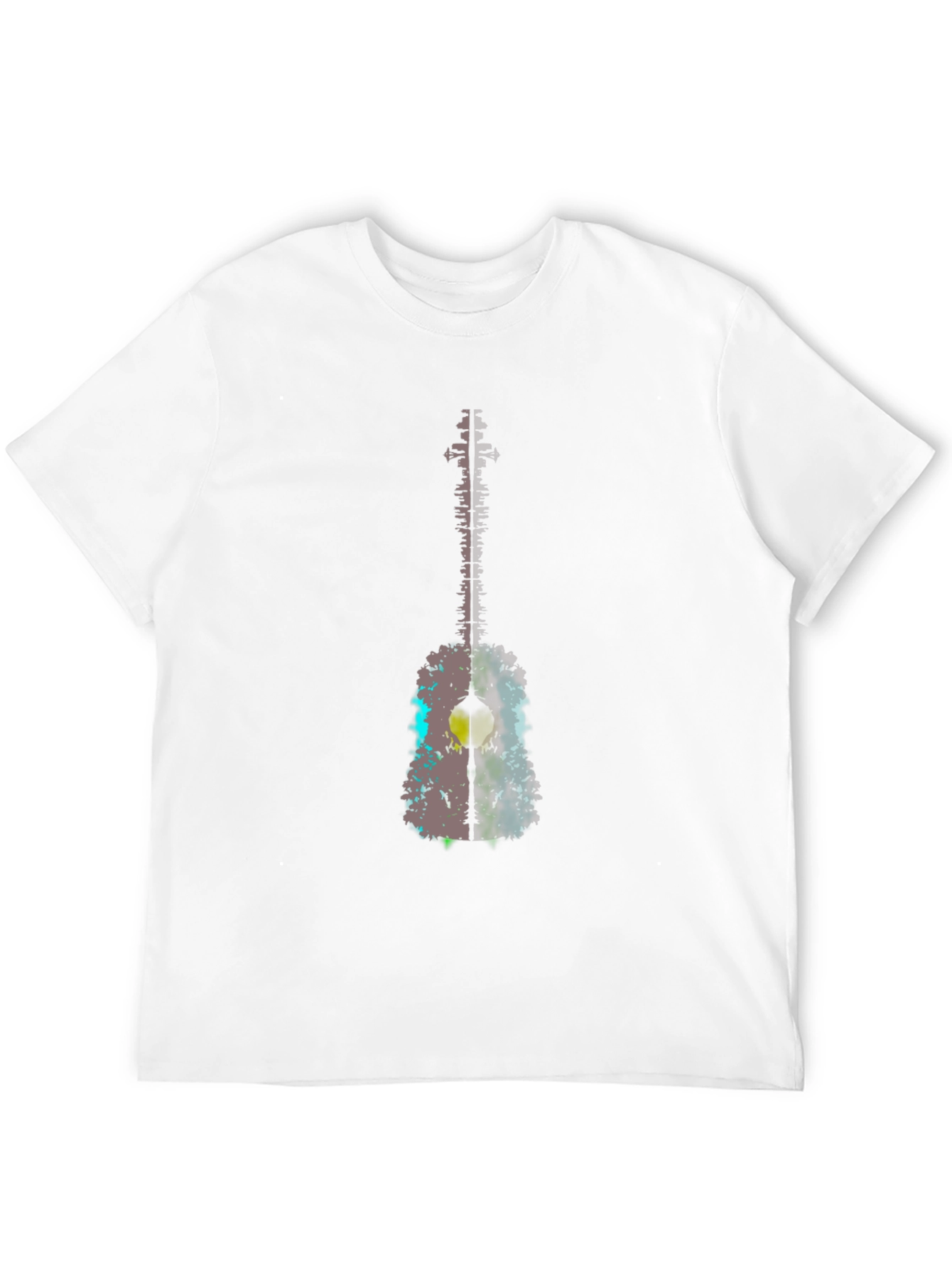 Guitar Art Graphic Tee - Black