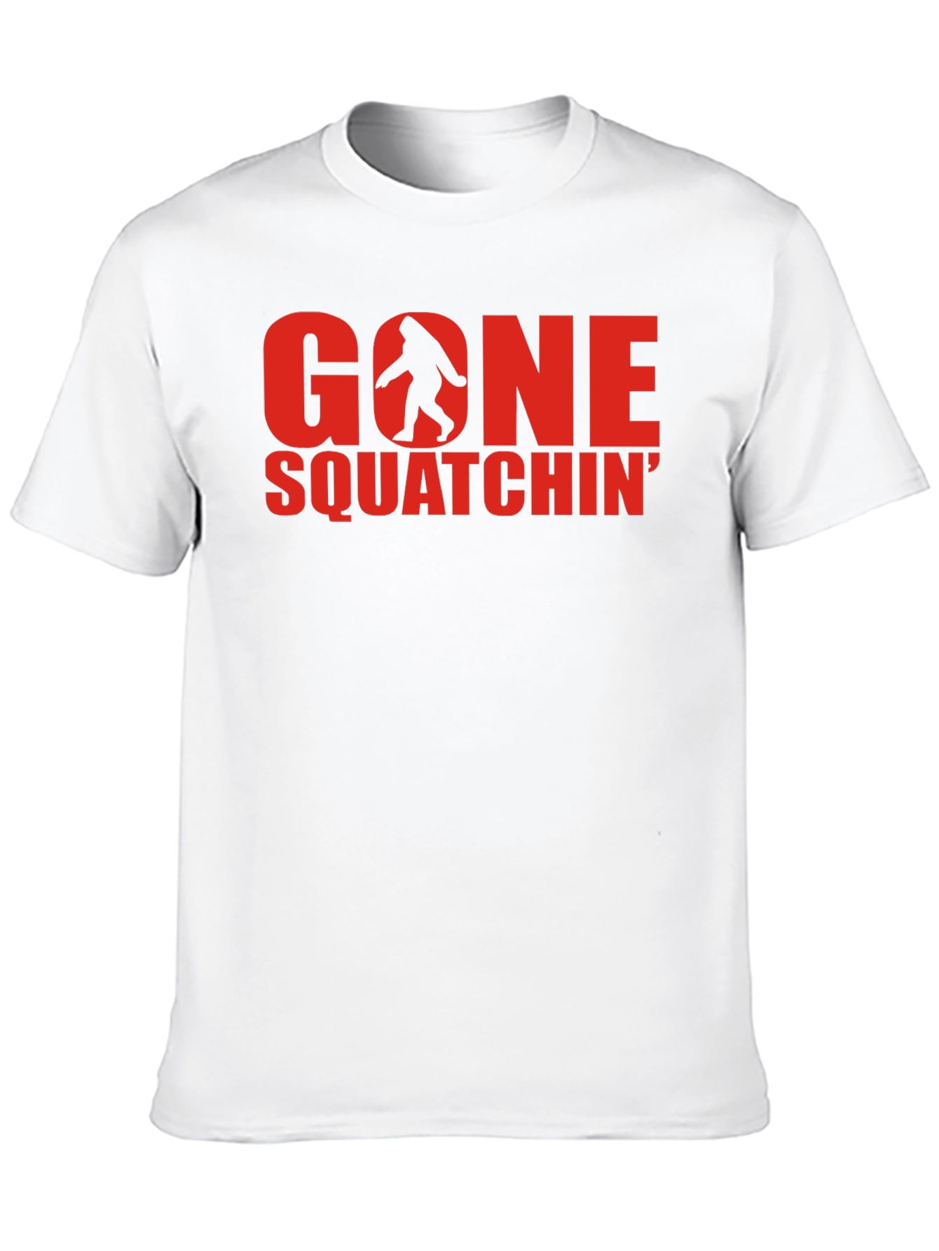 Gone Squatchin Black T-Shirt
