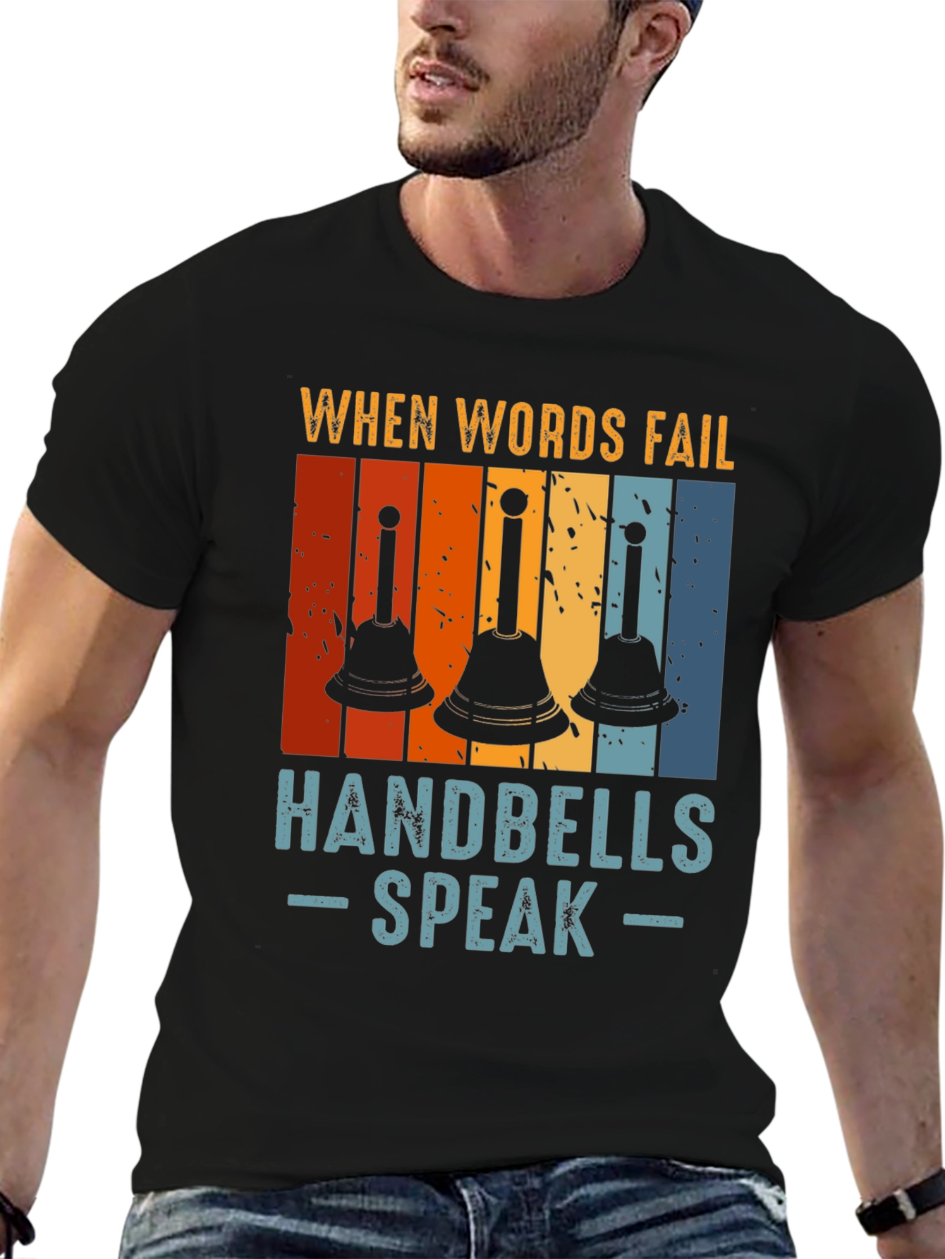 Handbells Speak T-Shirt - Musical Gift Tee