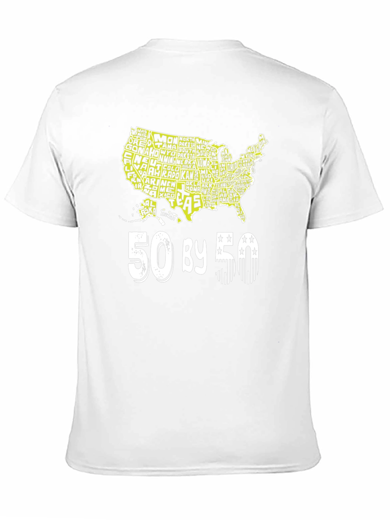 50 By 50 States USA T-Shirt