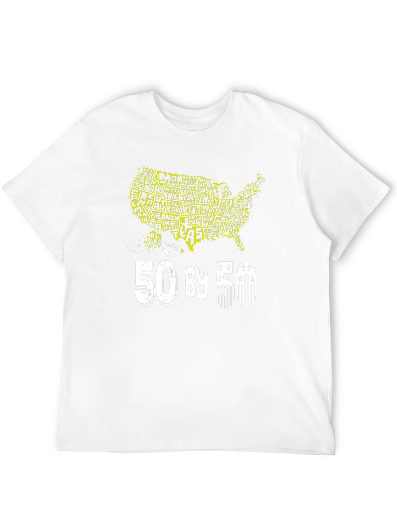 50 By 50 States USA T-Shirt