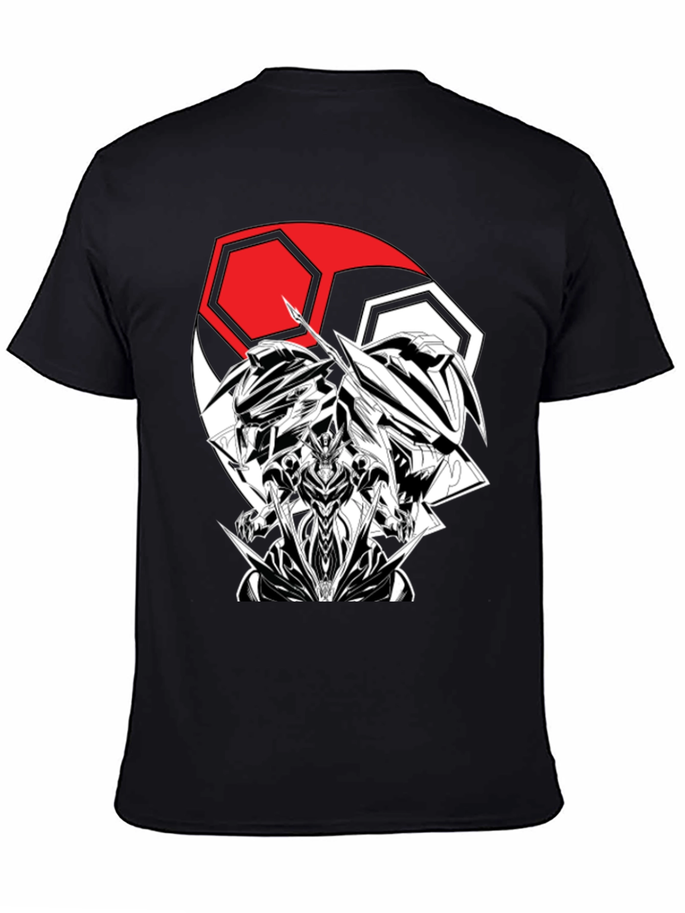 Anime Robot Graphic Print T-Shirt