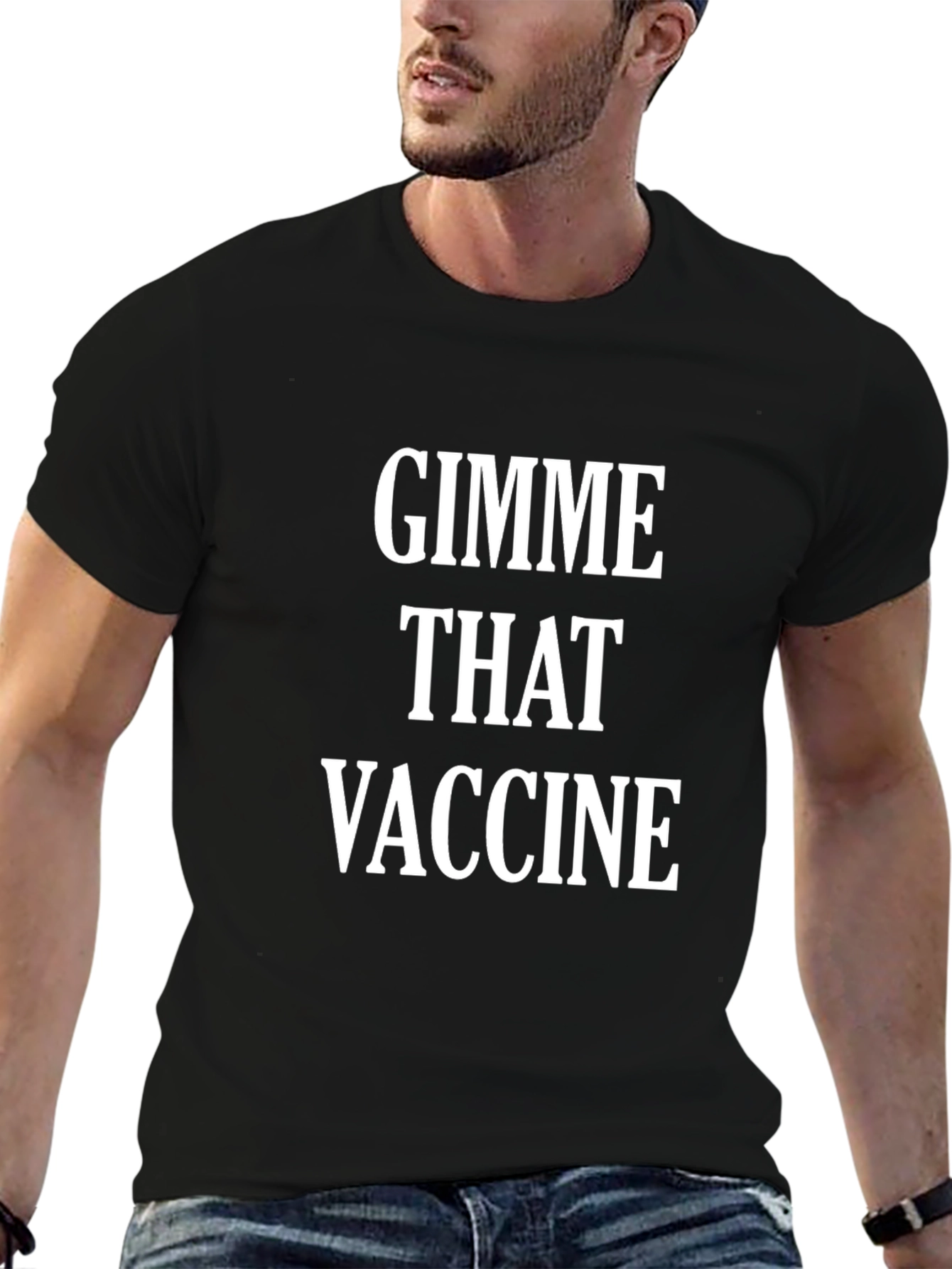 Gimme That Vaccine Black T-Shirt
