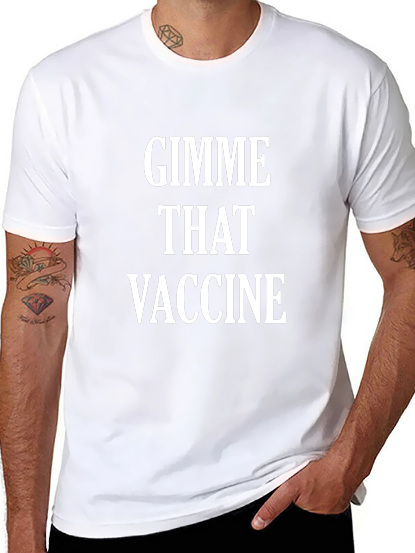 Gimme That Vaccine Black T-Shirt