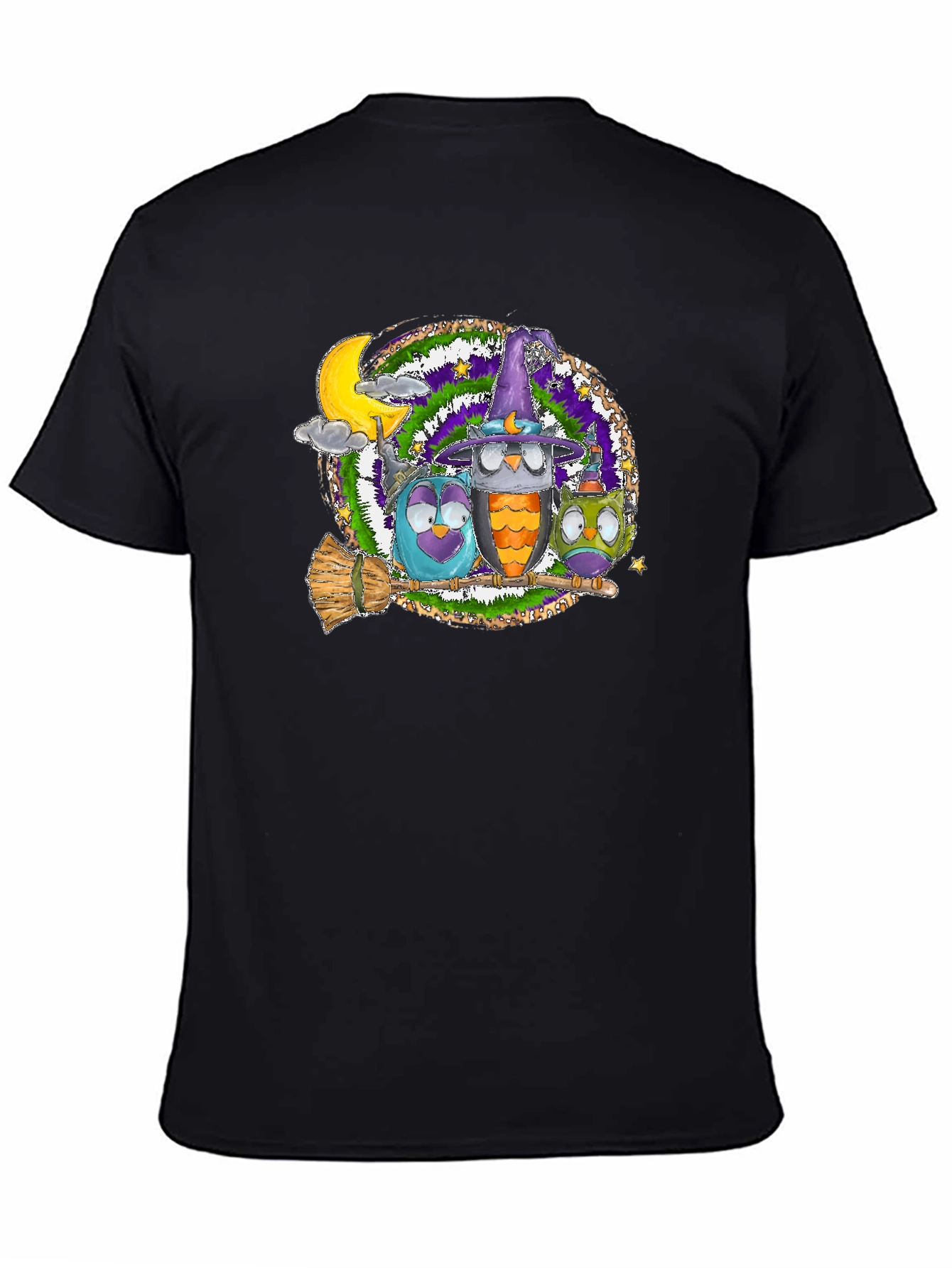 Halloween Owls Graphic T-Shirt
