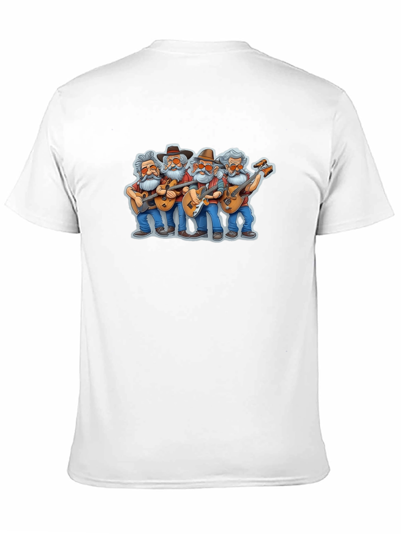Band of Seniors Cartoon T-Shirt