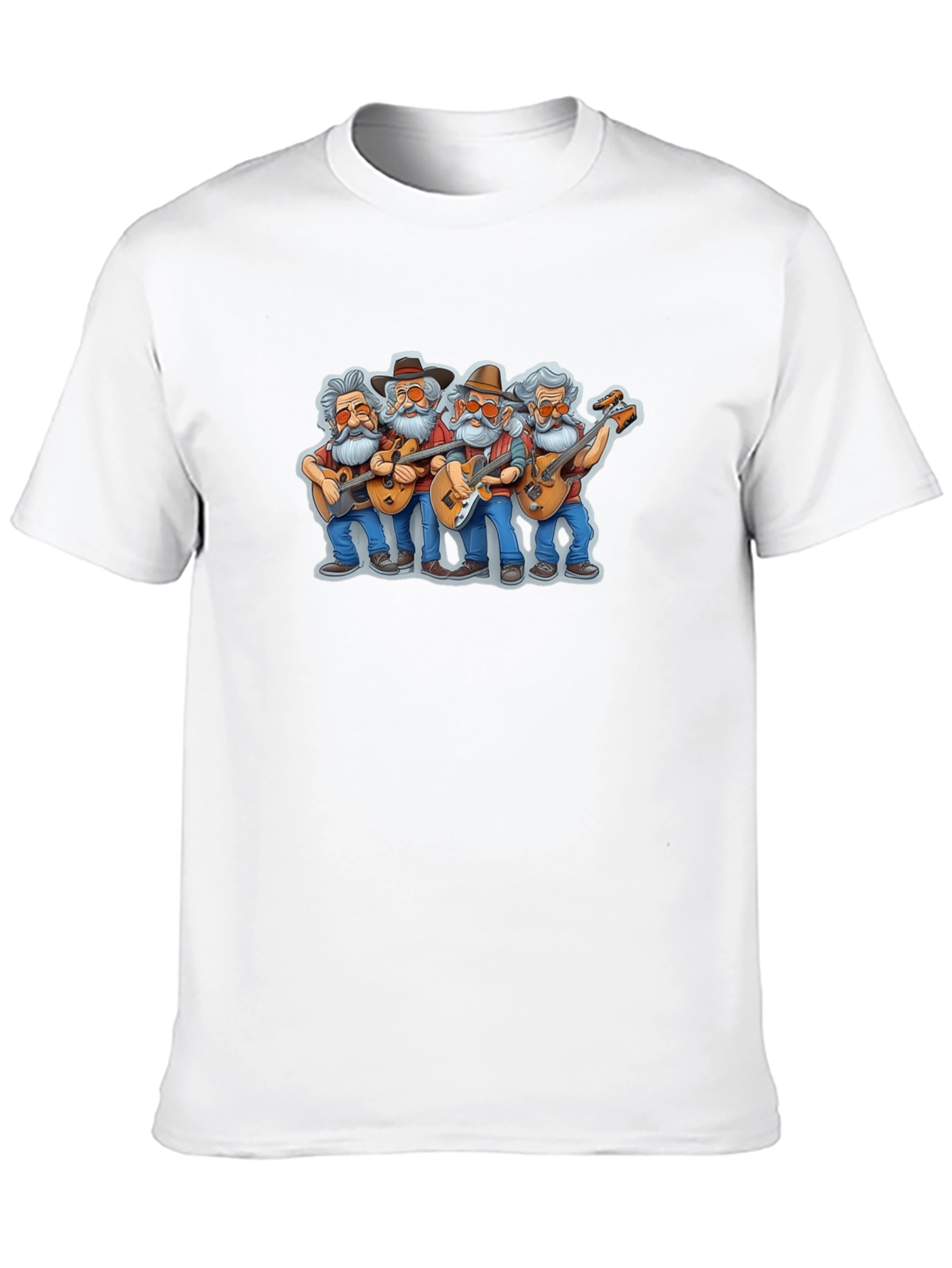 Band of Seniors Cartoon T-Shirt
