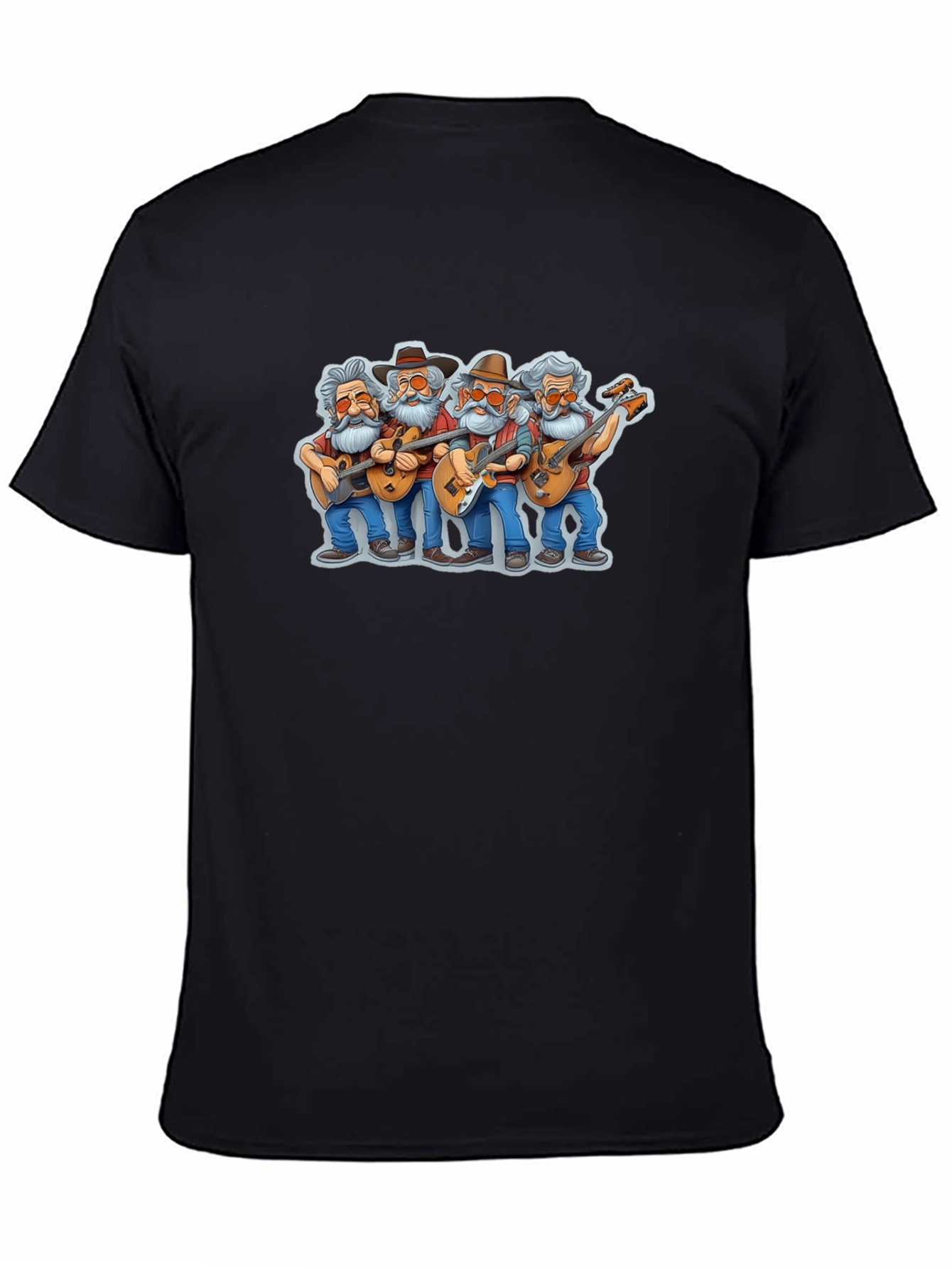 Band of Seniors Cartoon T-Shirt
