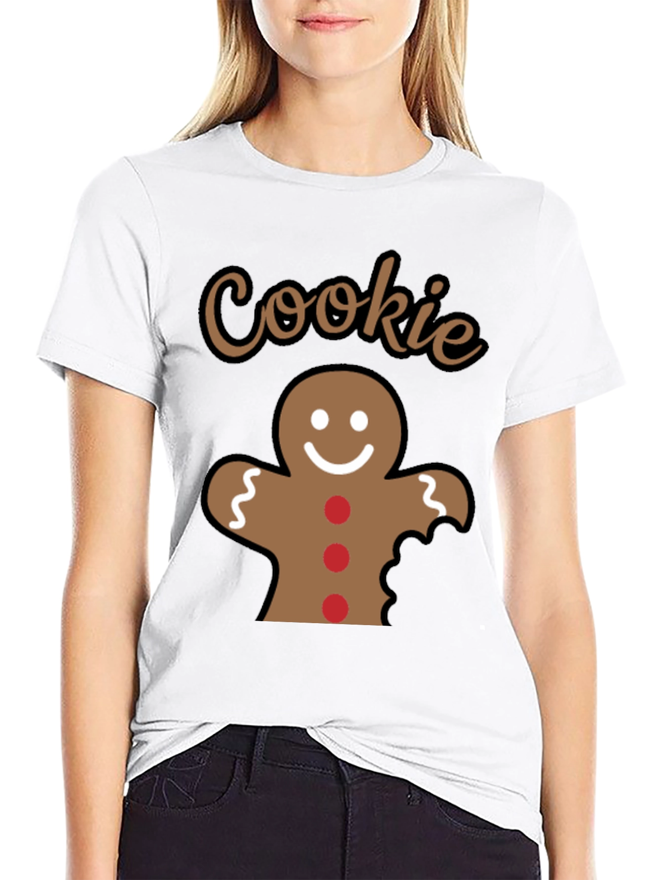 Gingerbread Cookie Bite Christmas T-Shirt