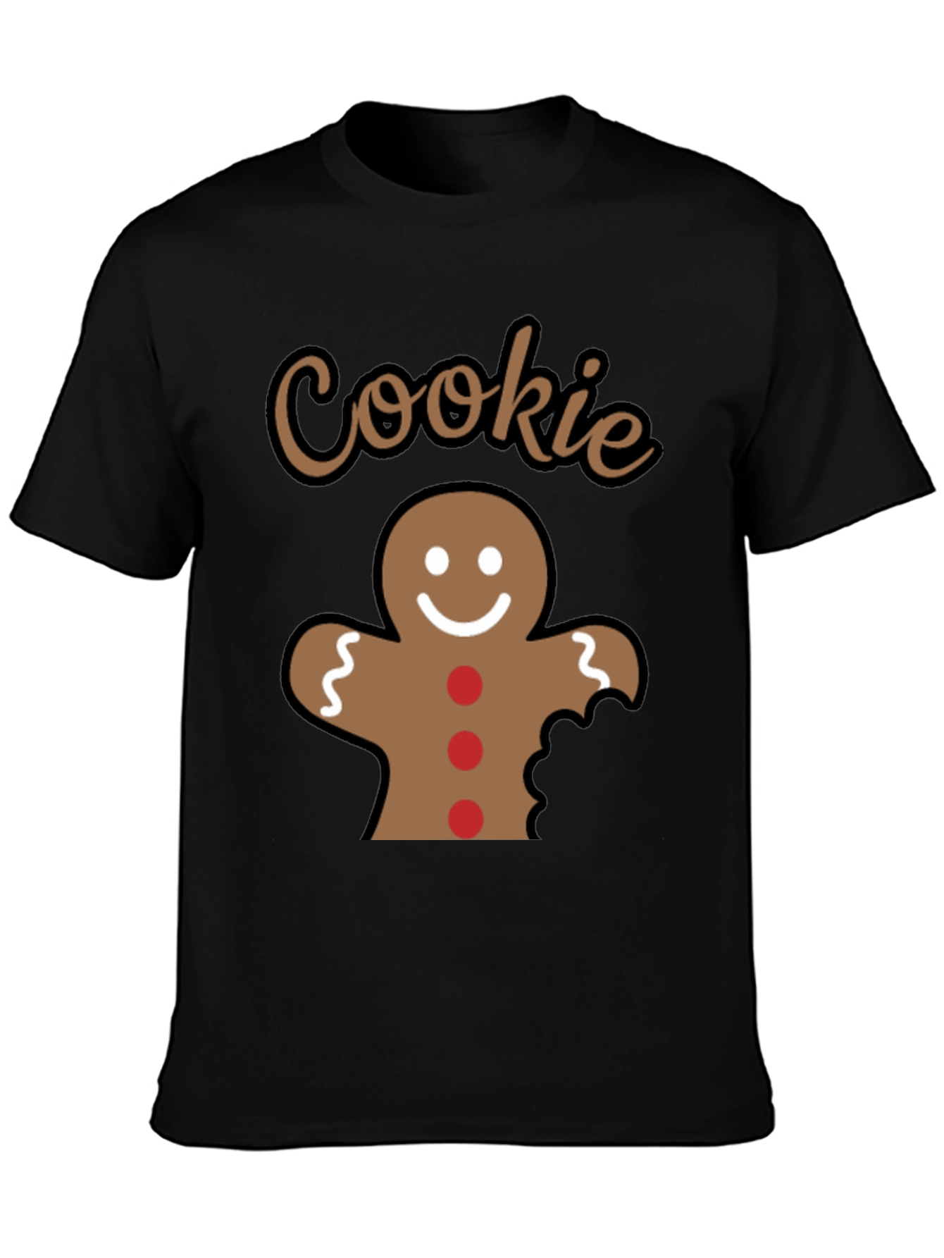 Gingerbread Cookie Bite Christmas T-Shirt