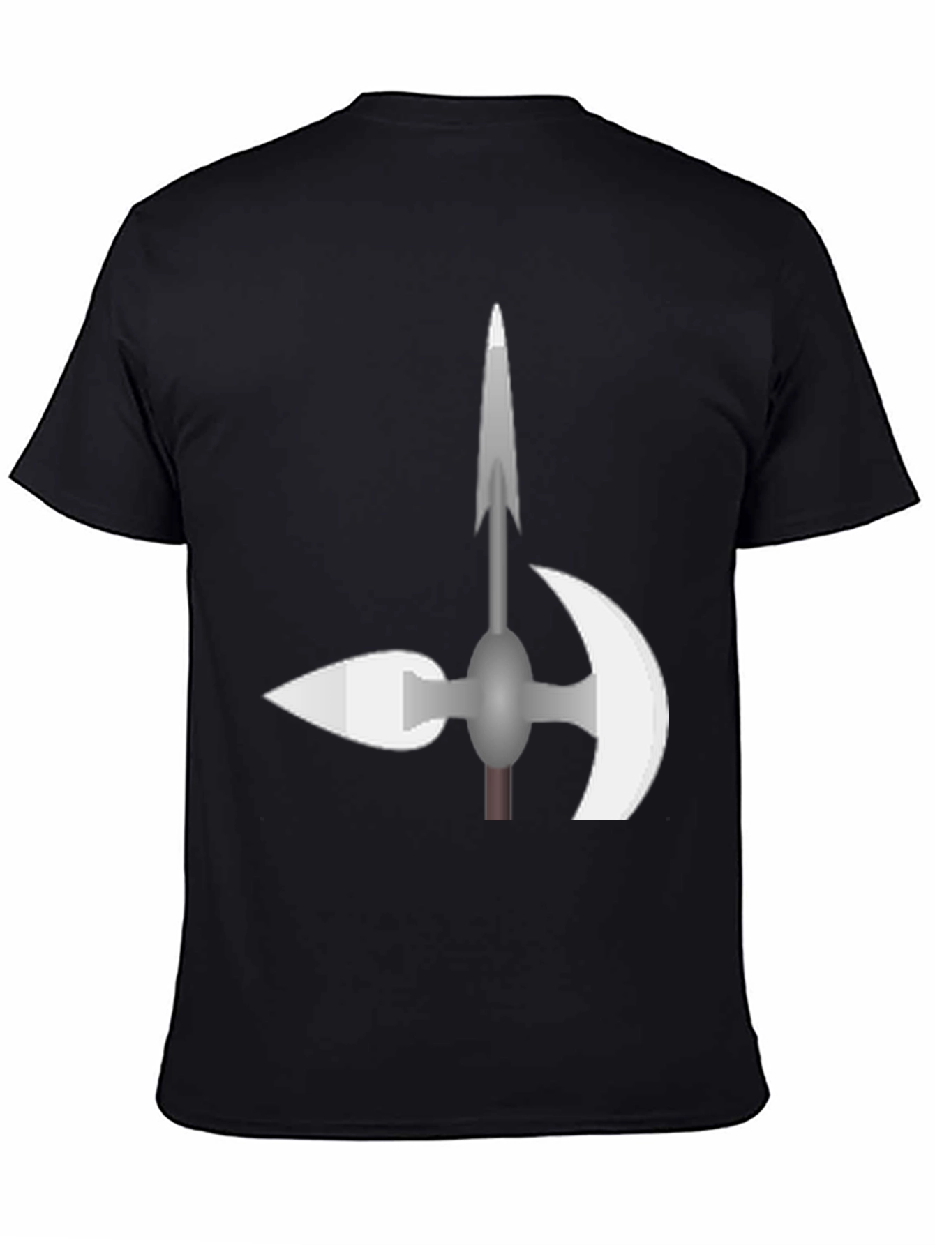 Halberd Graphic Tee - Medieval Weaponry T-Shirt