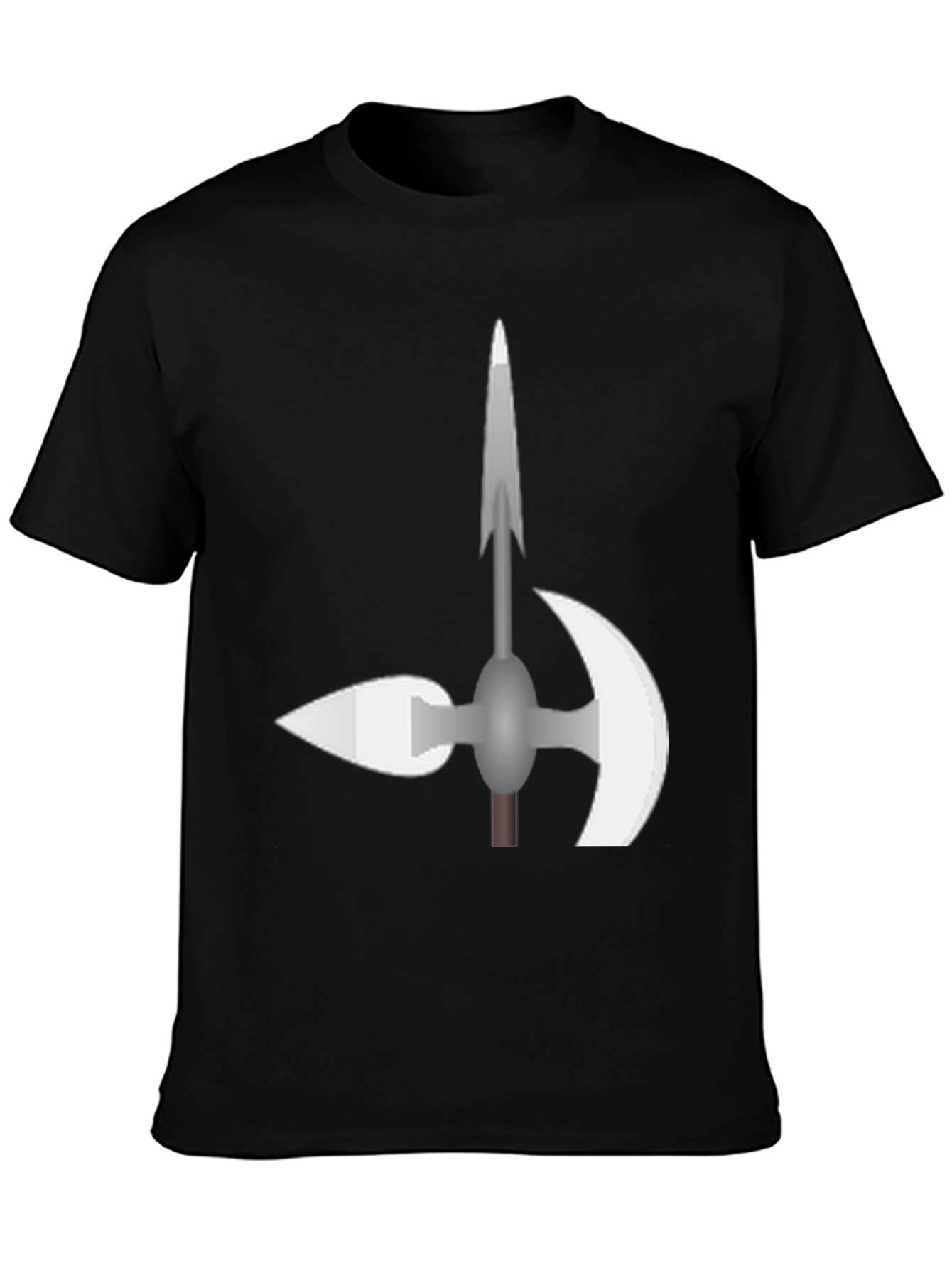Halberd Graphic Tee - Medieval Weaponry T-Shirt
