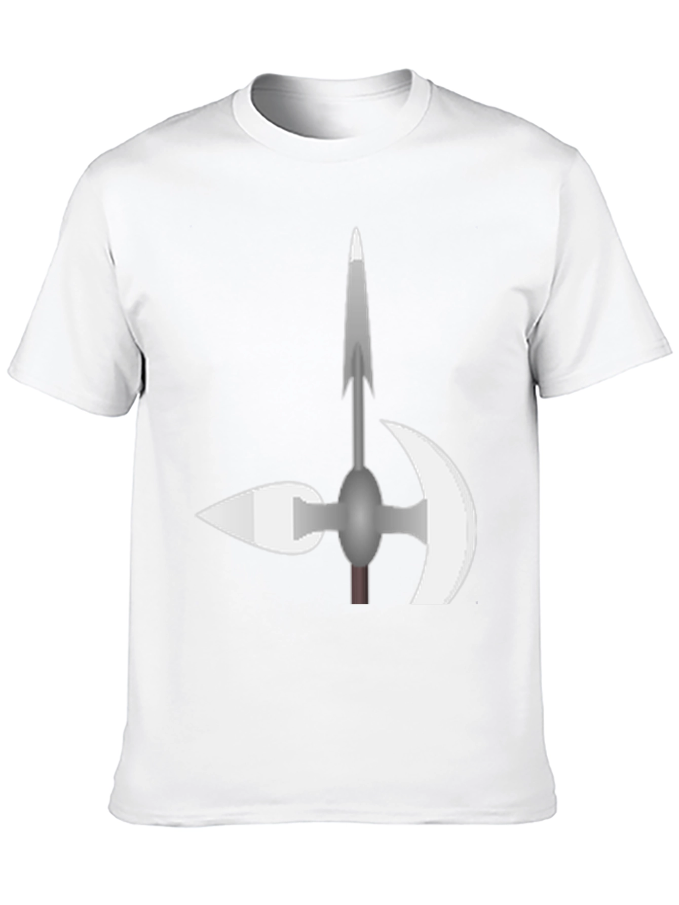 Halberd Graphic Tee - Medieval Weaponry T-Shirt