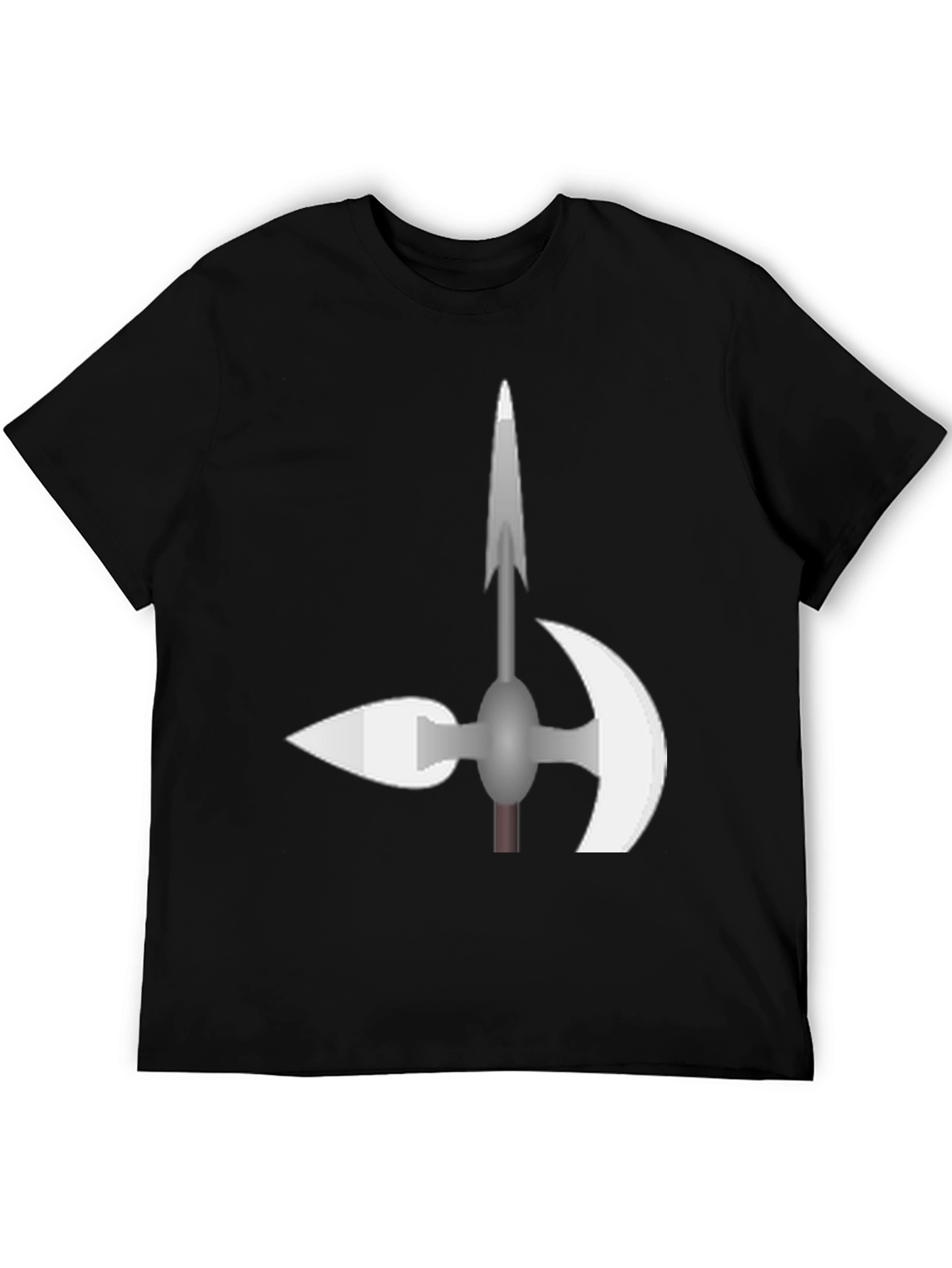Halberd Graphic Tee - Medieval Weaponry T-Shirt