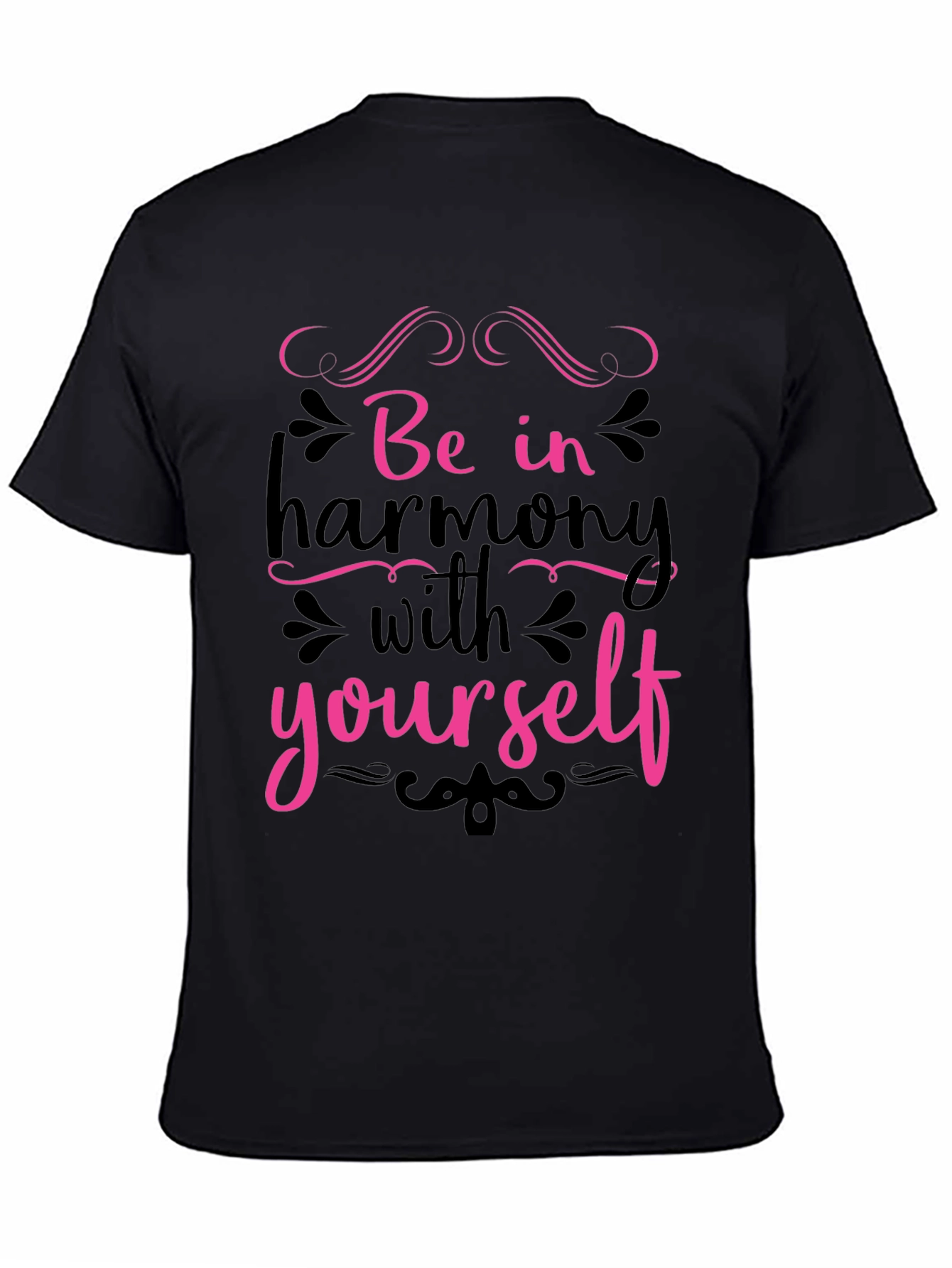 Harmony Yourself Black T-Shirt