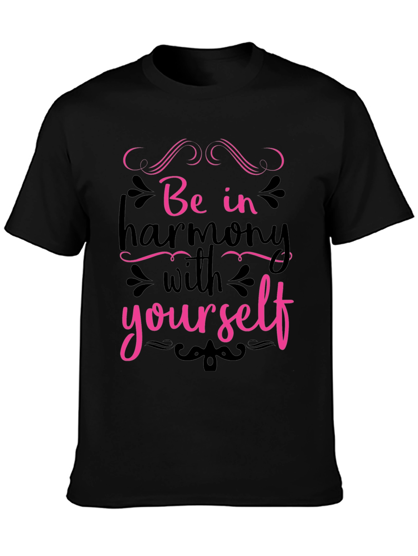 Harmony Yourself Black T-Shirt