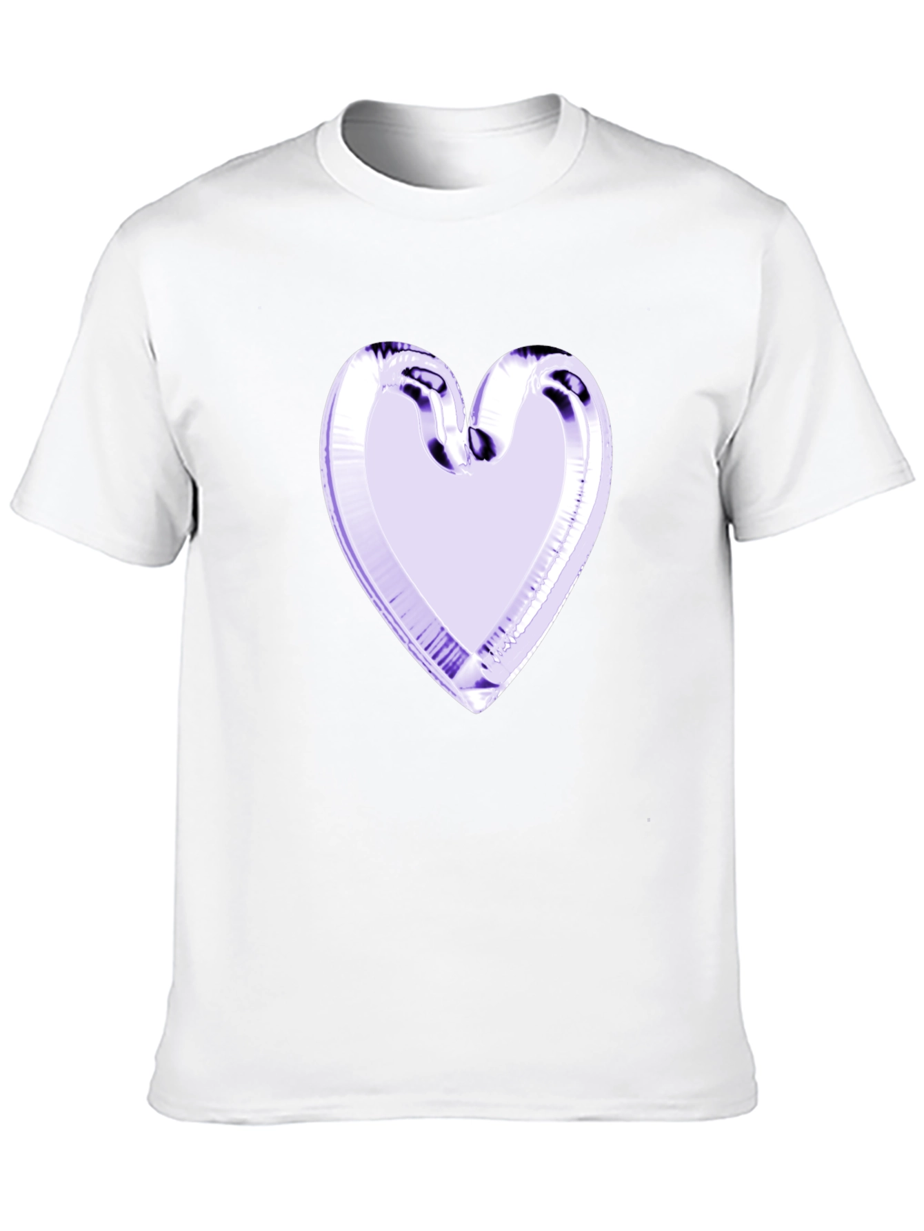 Heart Graphic Black Tee - Stylish & Unique