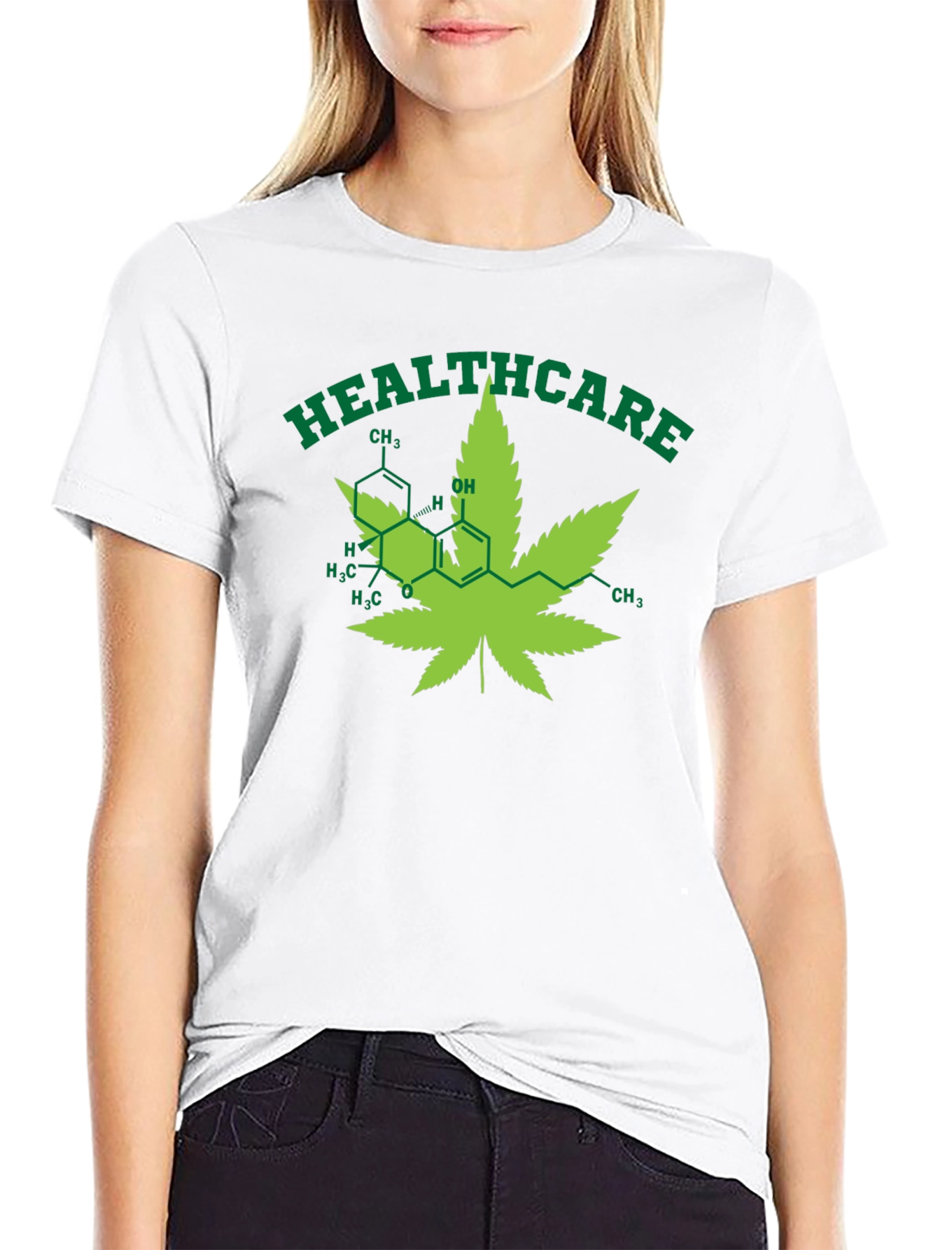 Healthcare Cannabis Leaf T-Shirt