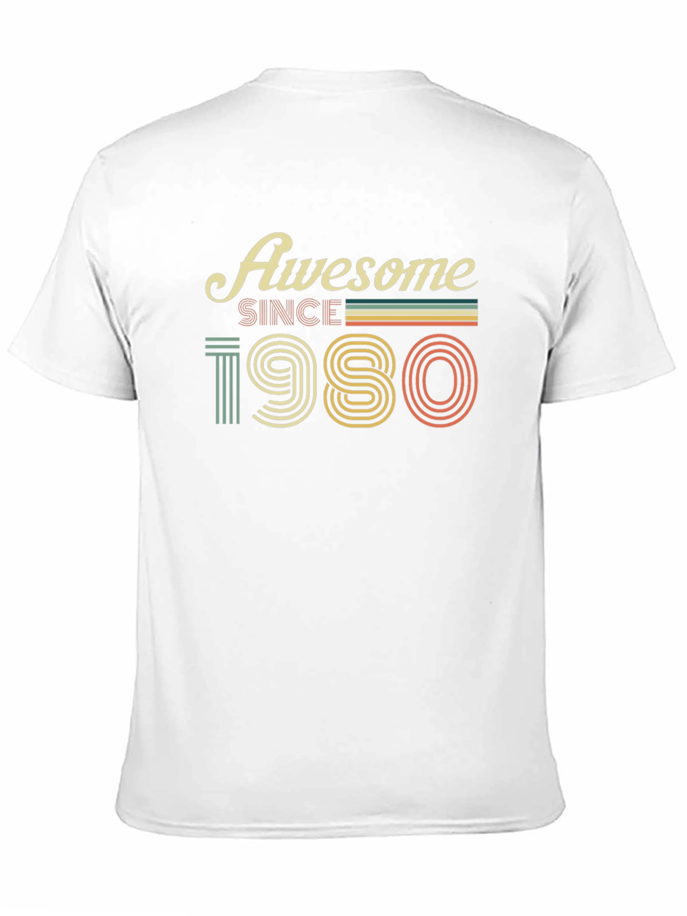Awesome Since 1980 Retro Graphic T-Shirt