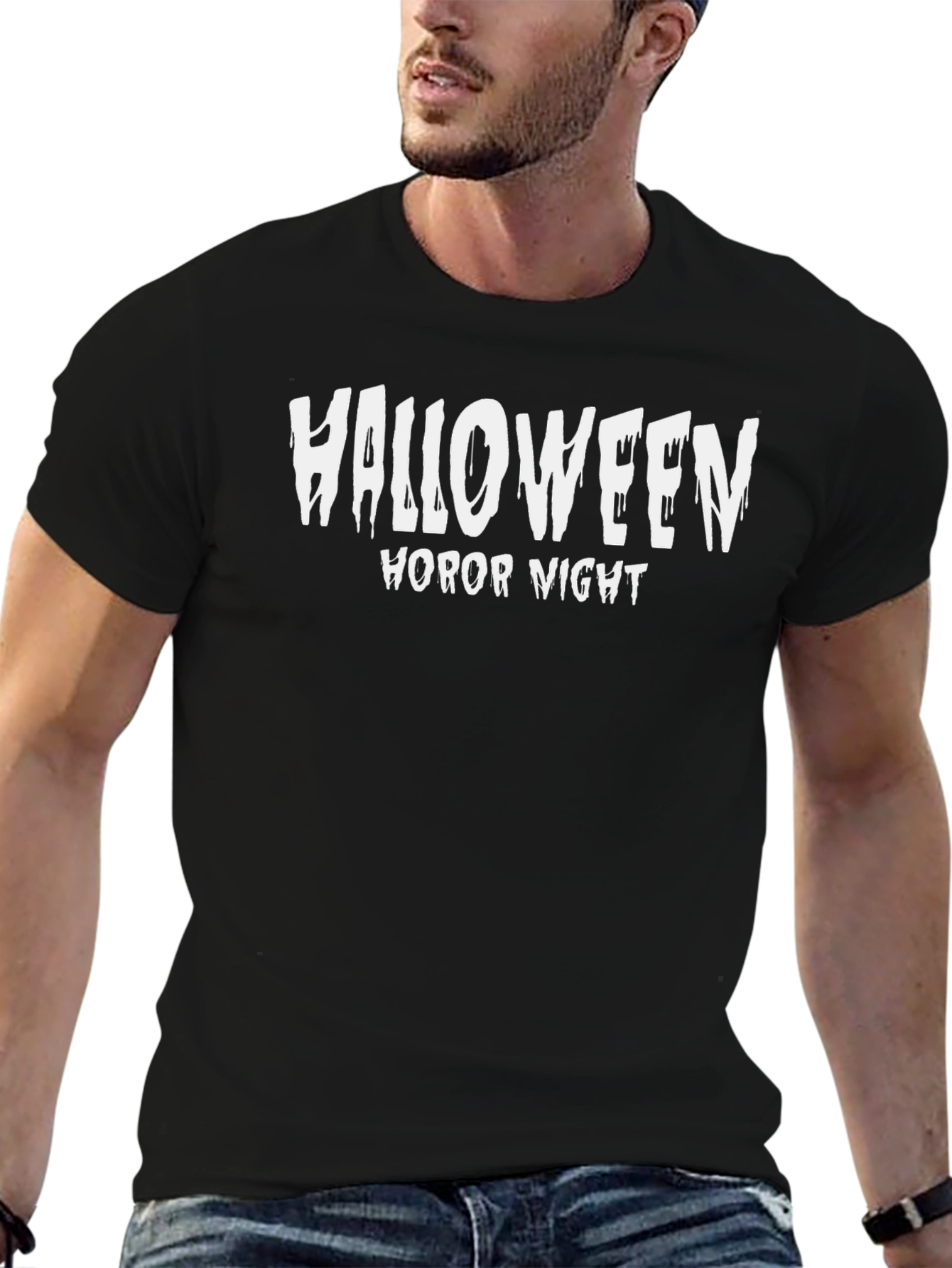 Halloween Horror Night Black T-Shirt