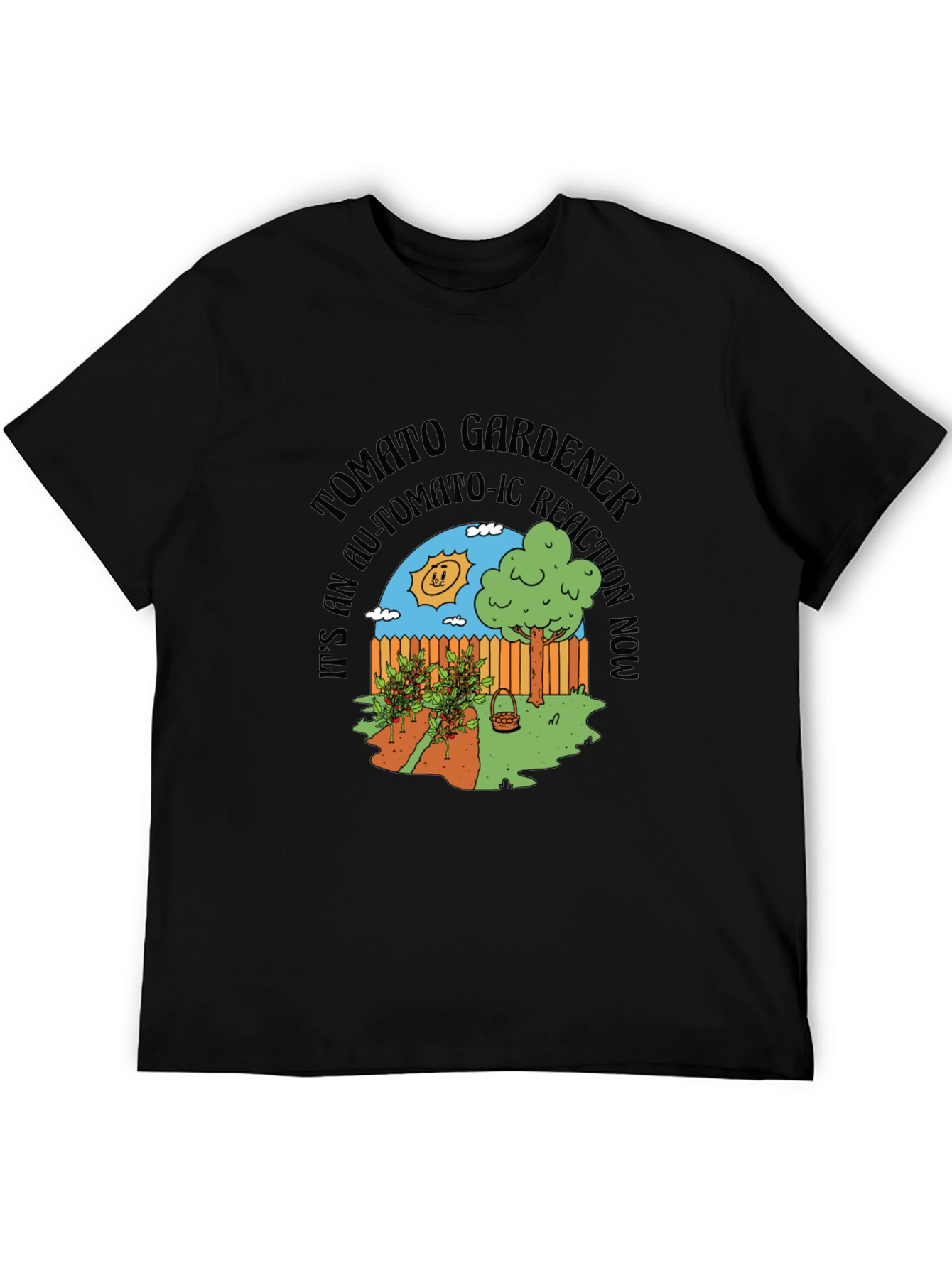 Tomato Gardener T-Shirt: Automa-Tomato-Ic Reaction