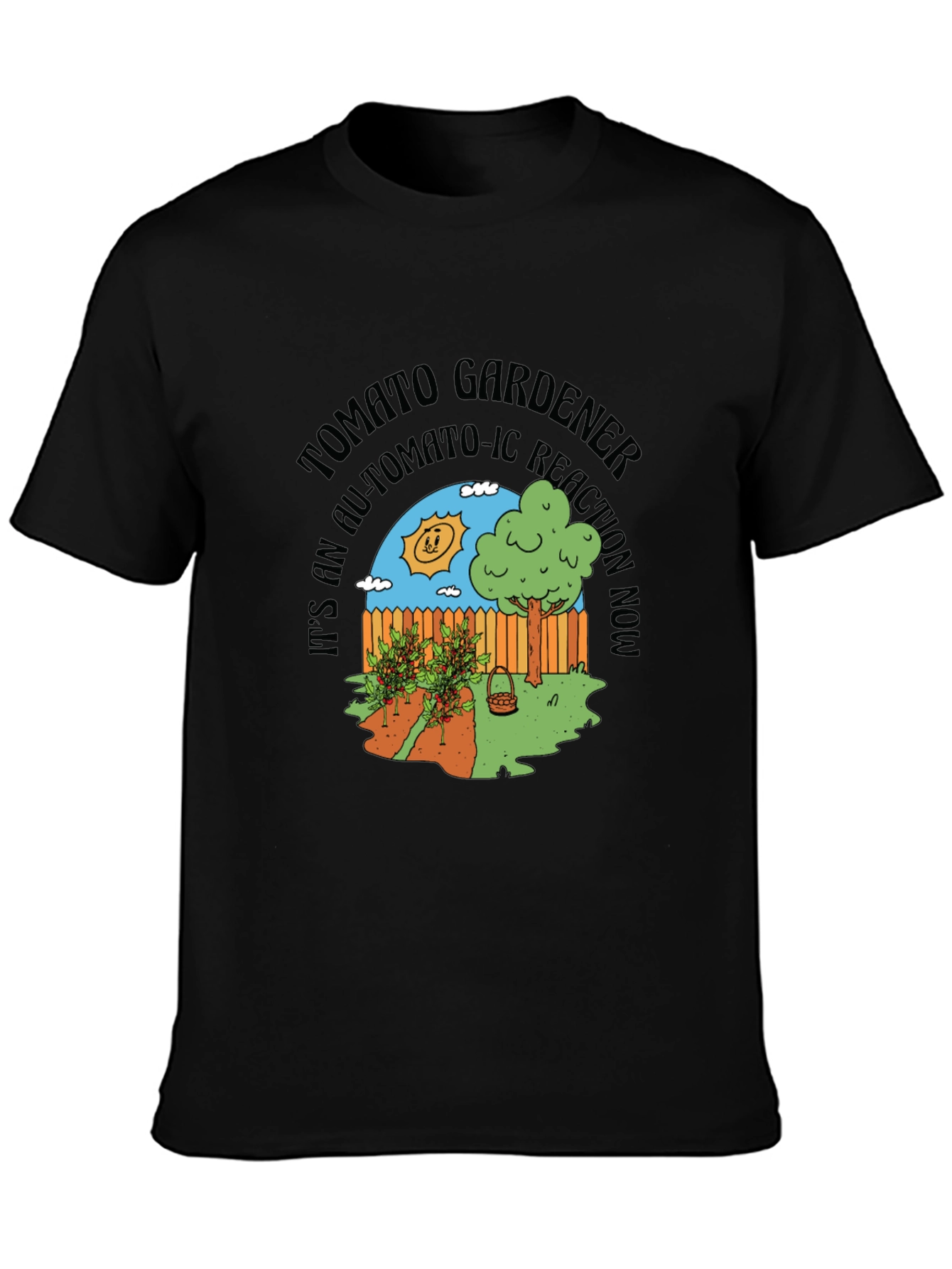 Tomato Gardener T-Shirt: Automa-Tomato-Ic Reaction