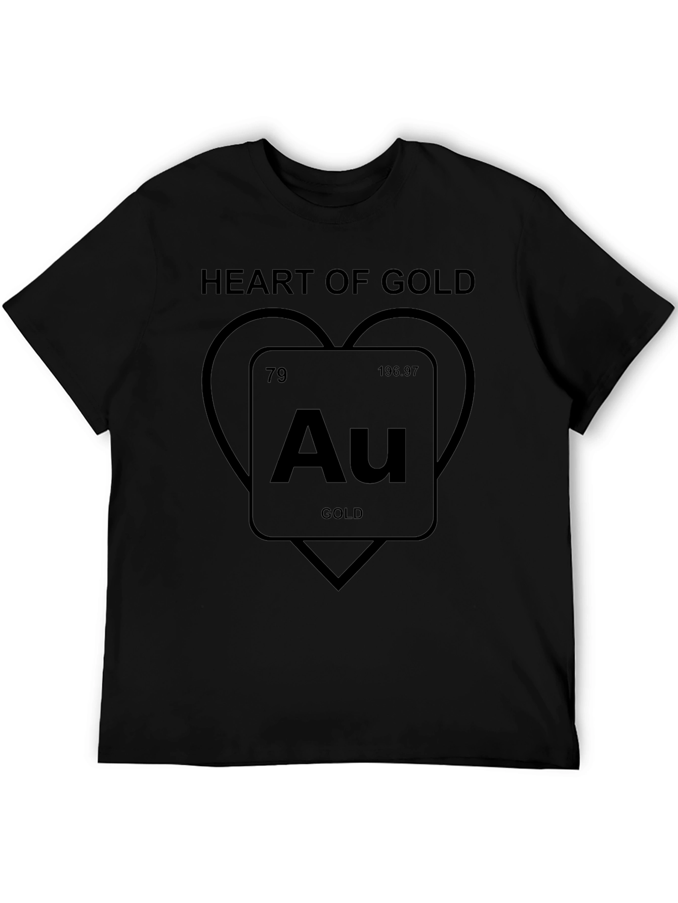 Heart of Gold Periodic Table T-Shirt