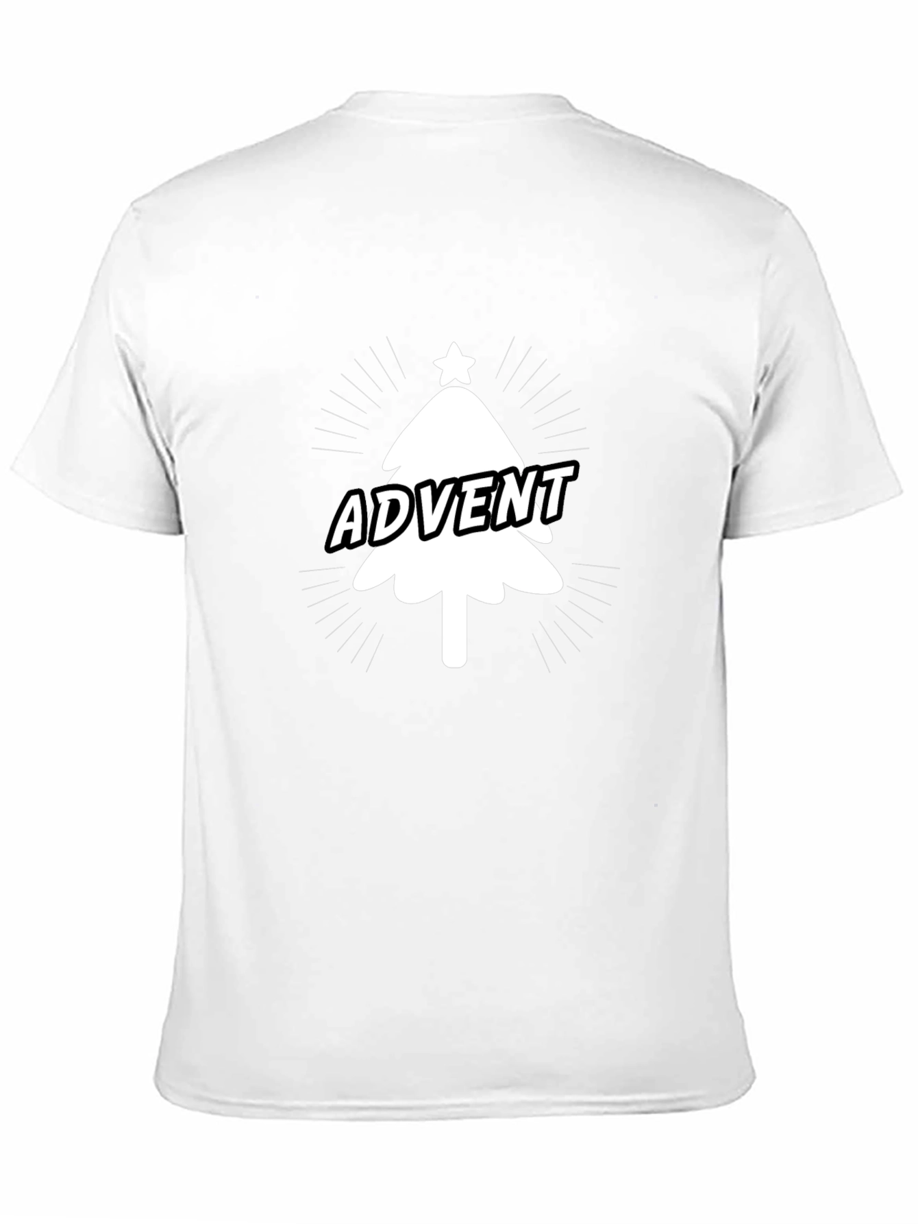 Advent Christmas Tree Graphic Tee - Holiday Fun