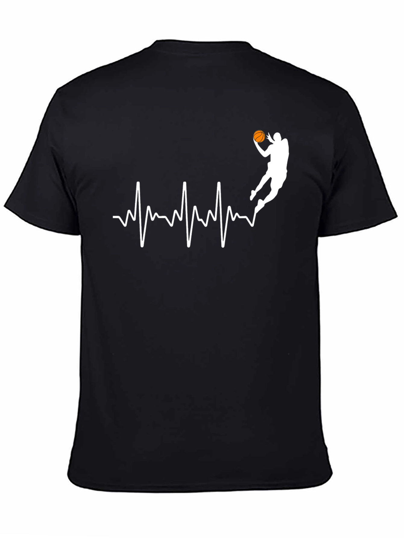 Basketball Heartbeat Graphic Tee