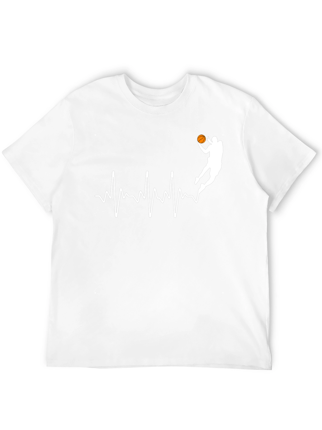 Basketball Heartbeat Graphic Tee