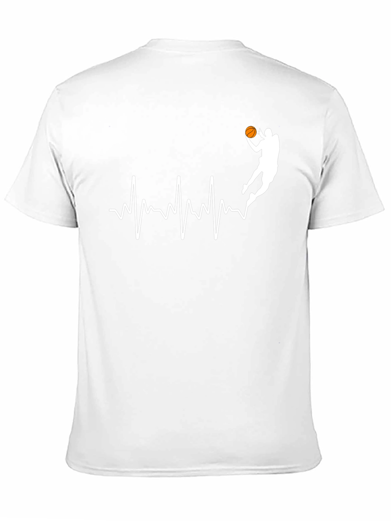 Basketball Heartbeat Graphic Tee
