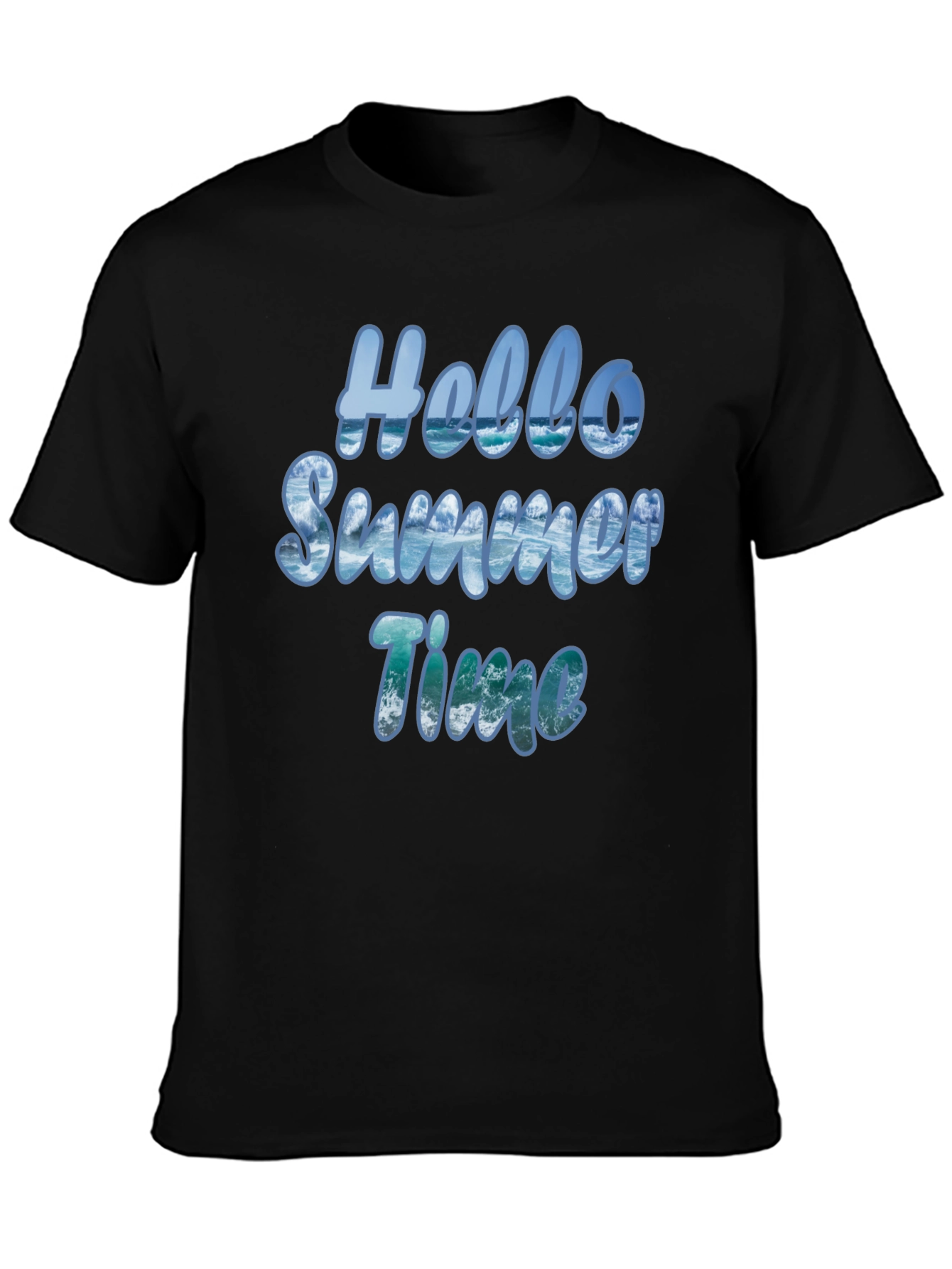 Hello Summer Time Graphic T-Shirt