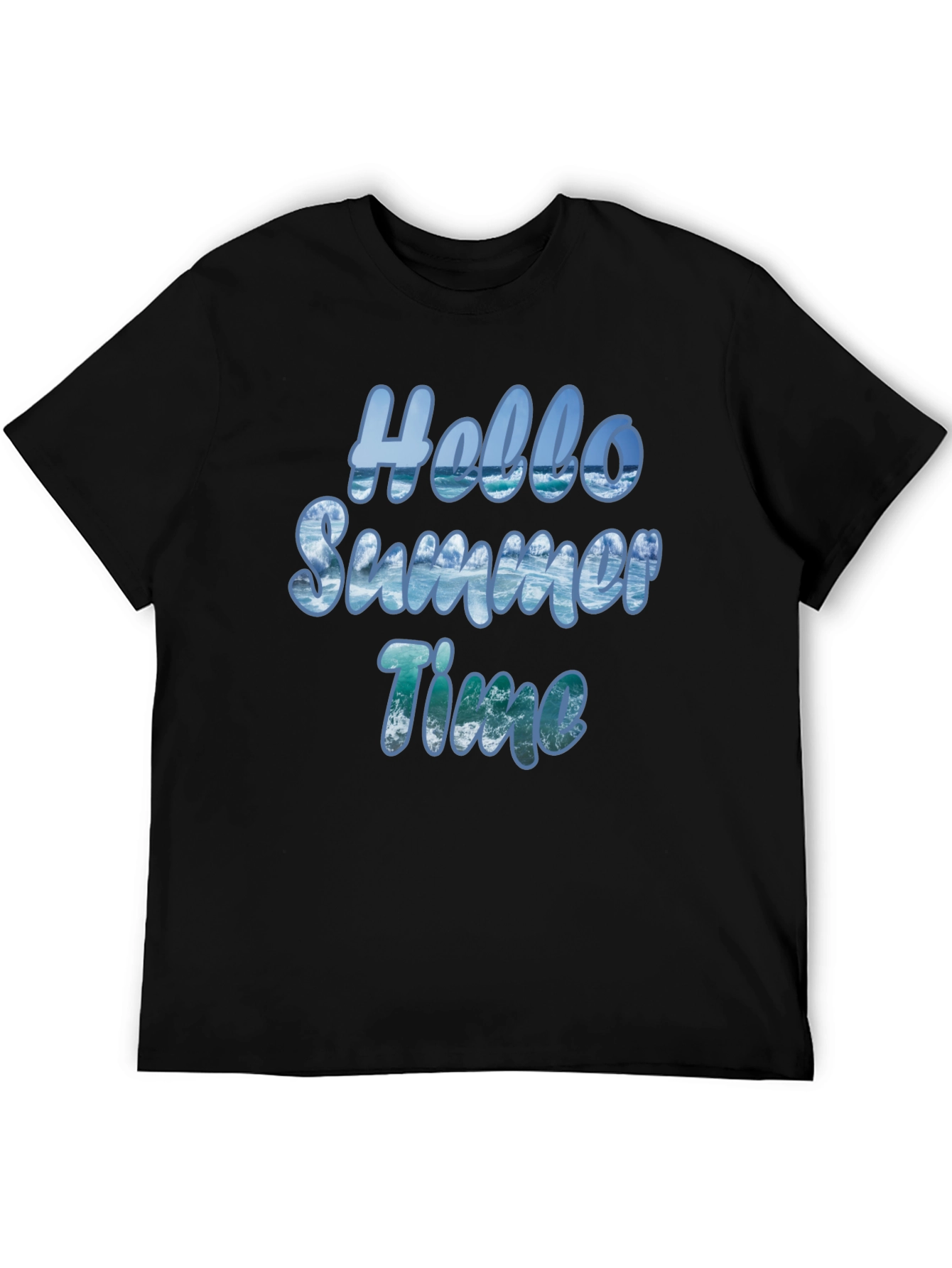 Hello Summer Time Graphic T-Shirt