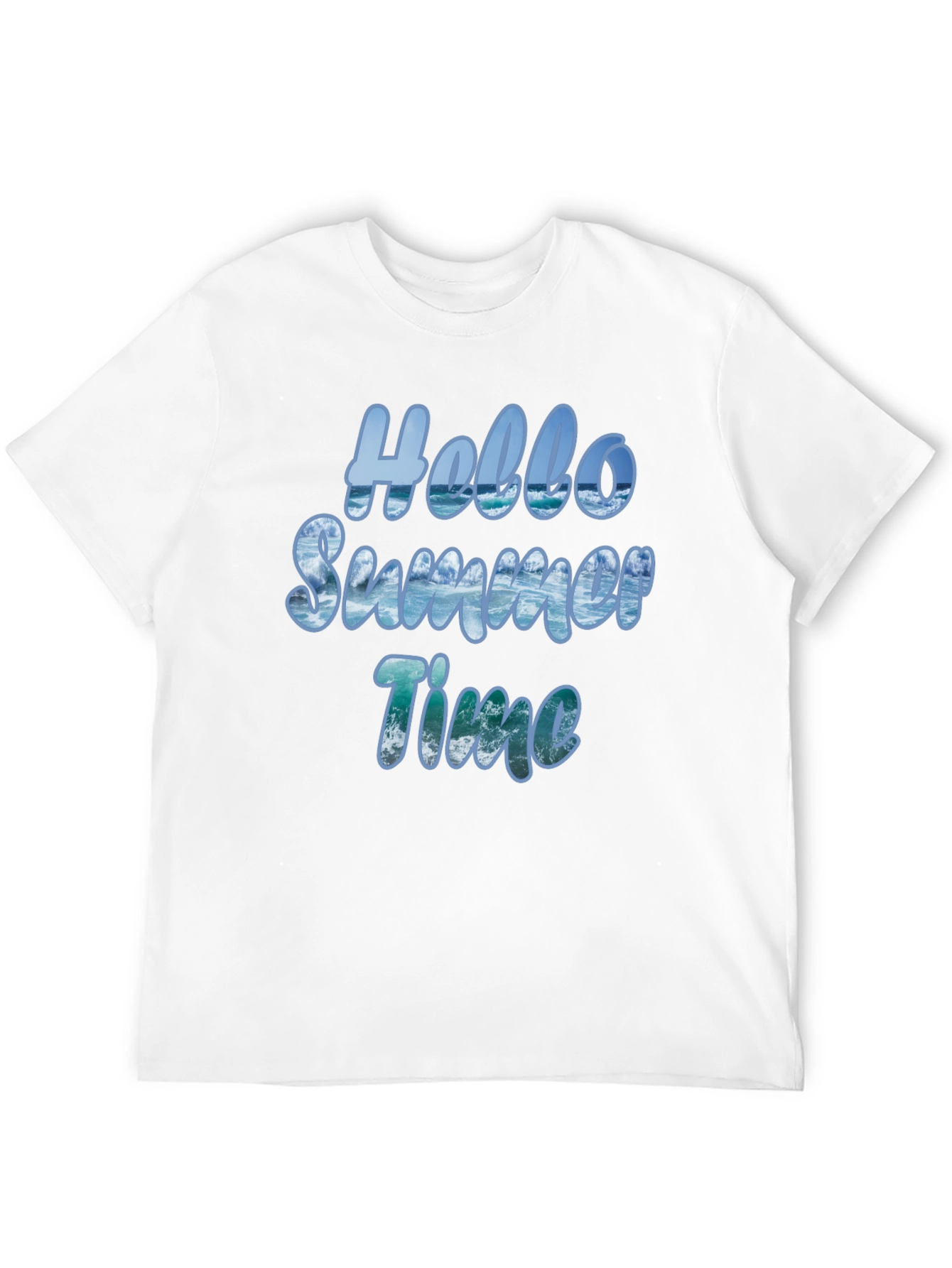 Hello Summer Time Graphic T-Shirt