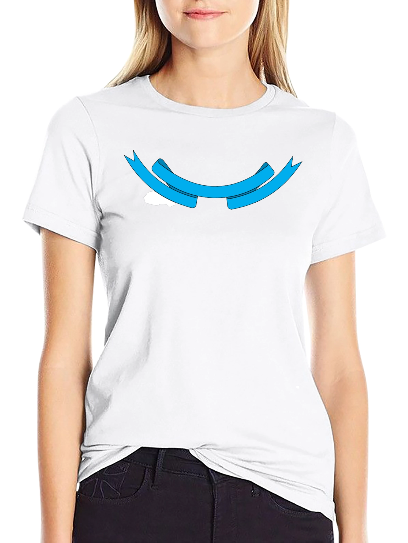 Graphic Tee - Blue Ribbon Design