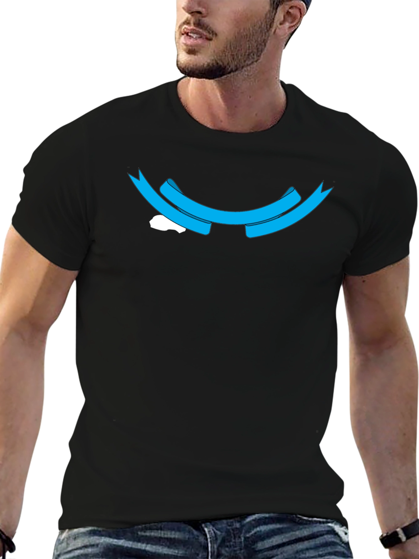 Graphic Tee - Blue Ribbon Design