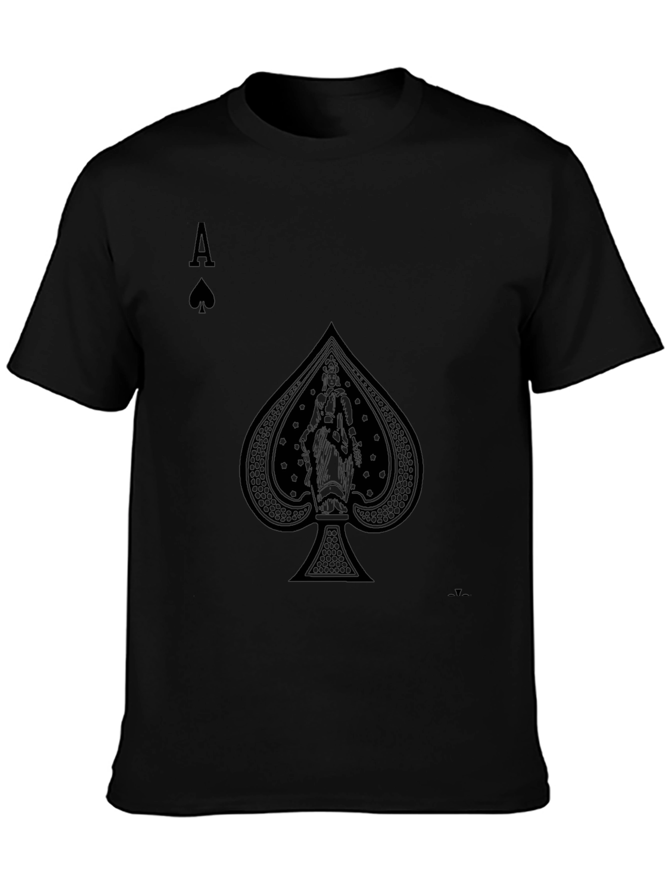 Ace of Spades Graphic Tee - Black