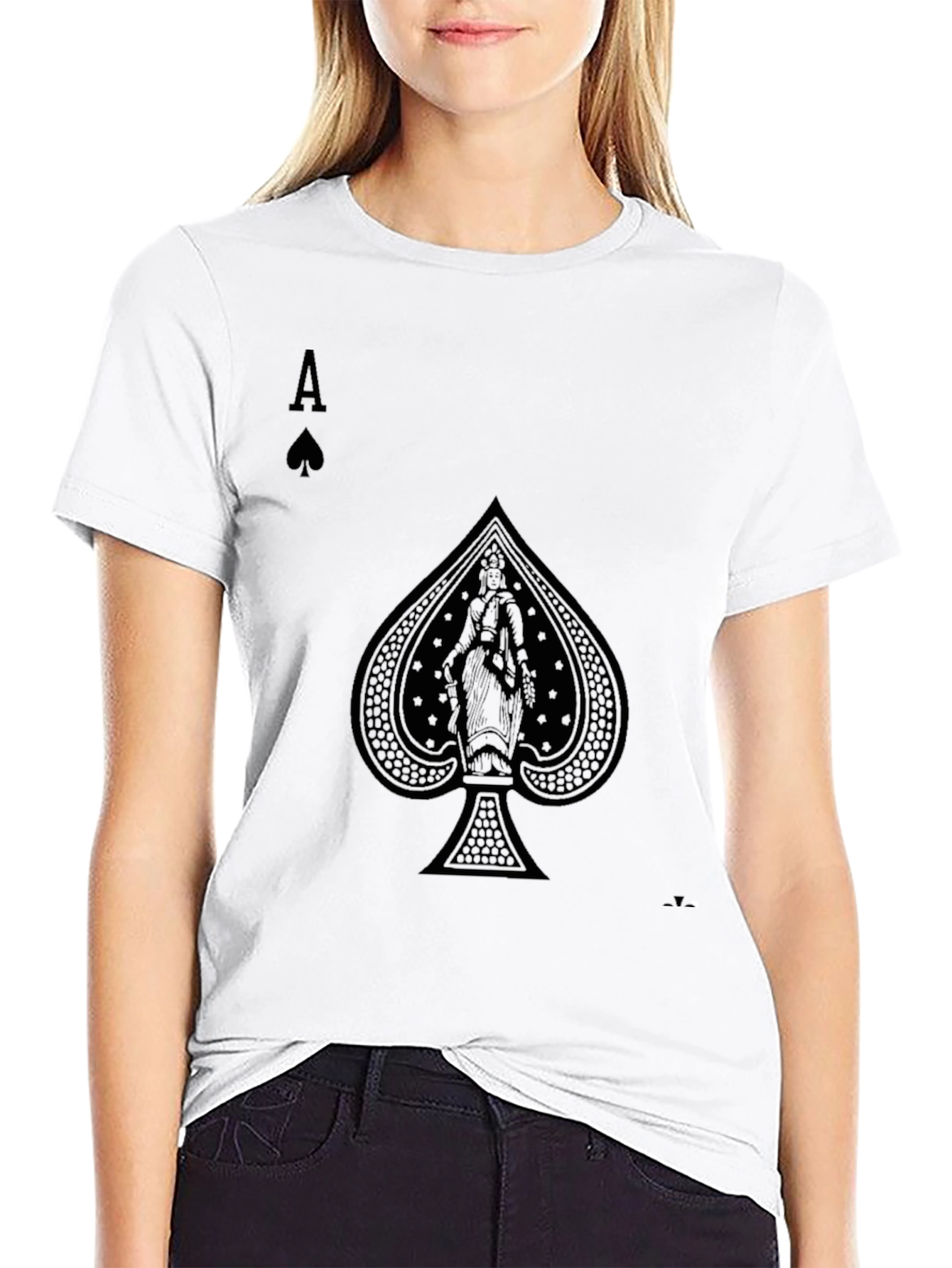 Ace of Spades Graphic Tee - Black
