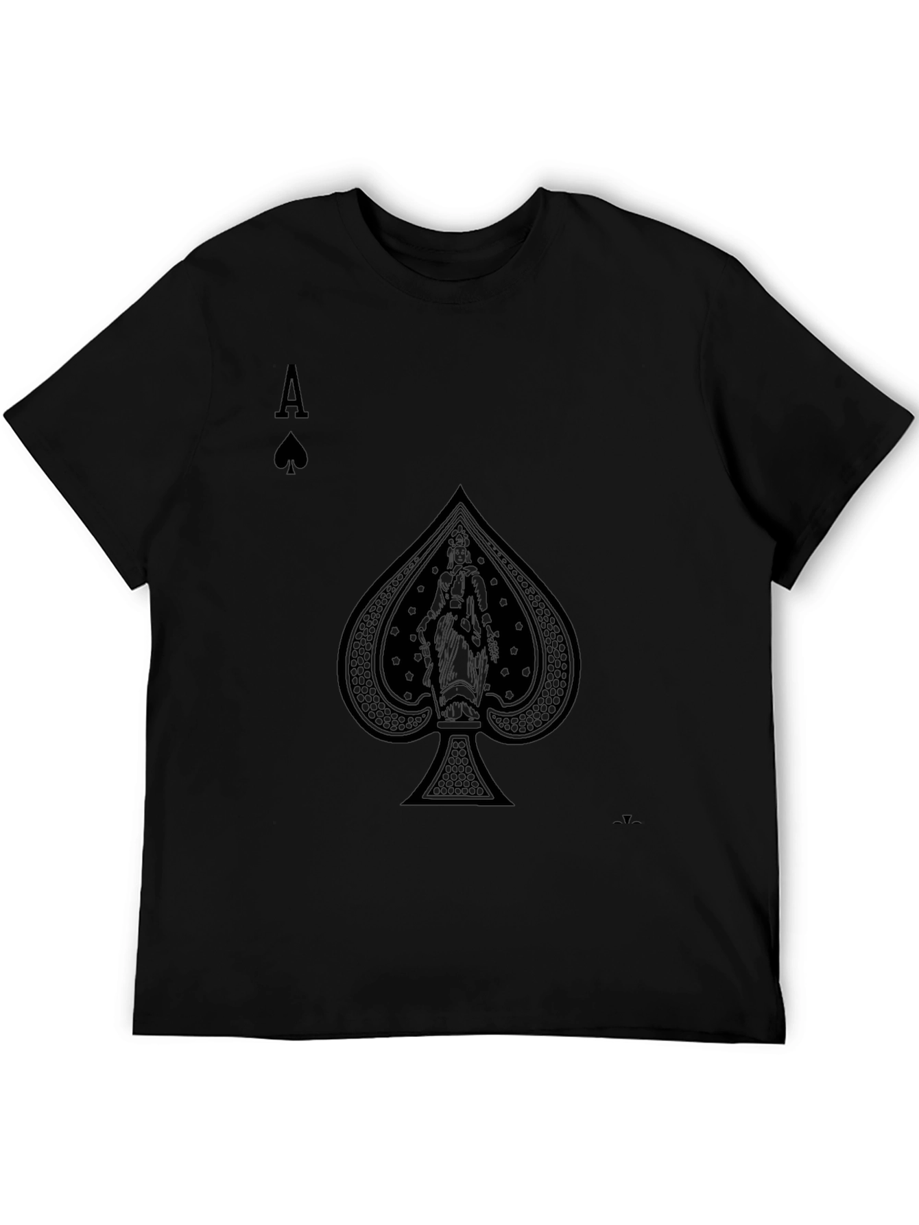 Ace of Spades Graphic Tee - Black