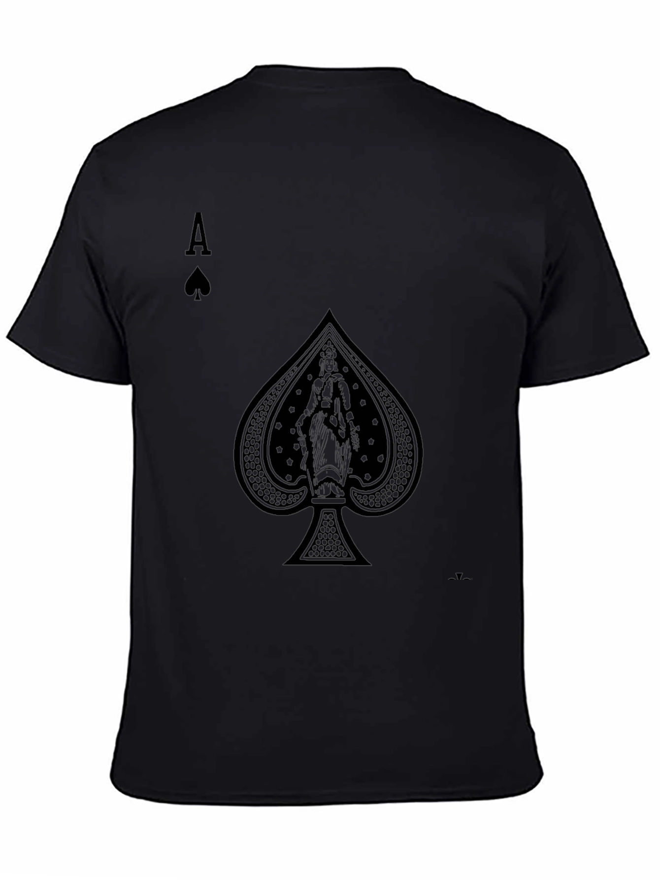 Ace of Spades Graphic Tee - Black