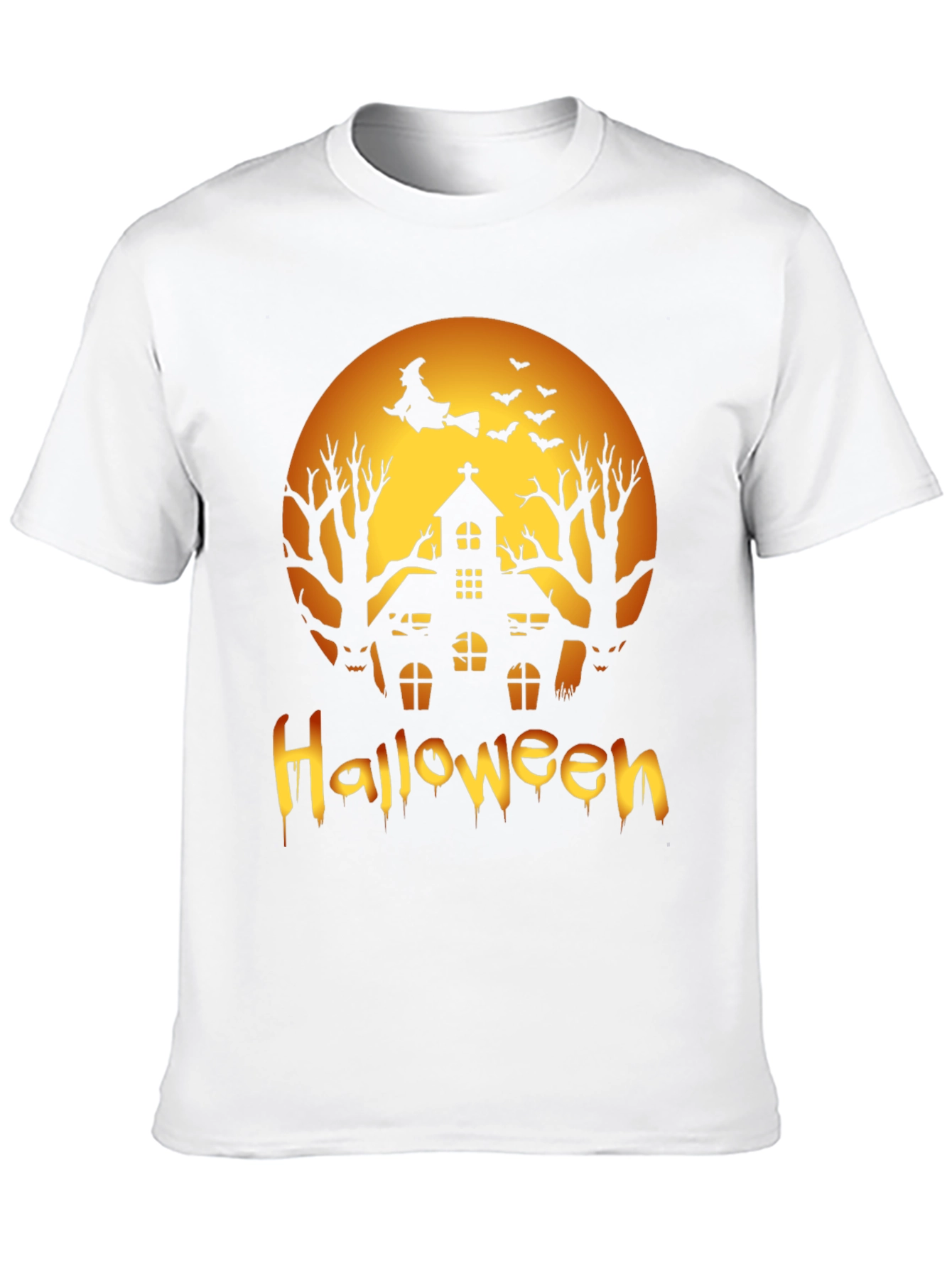 Halloween Spooky House Graphic Tee
