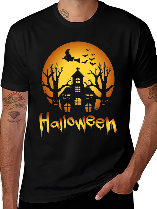 Halloween Spooky House Graphic Tee