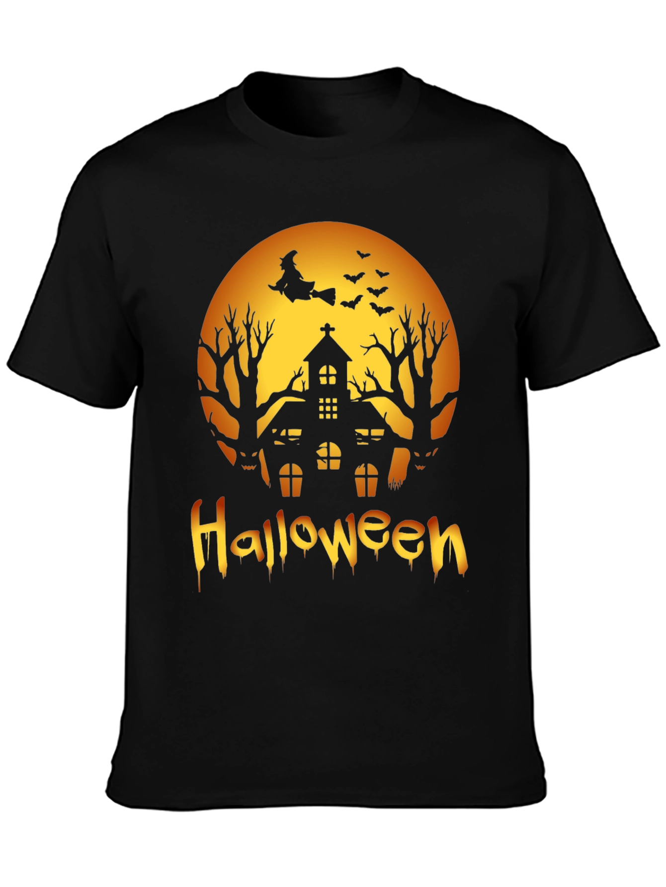 Halloween Spooky House Graphic Tee