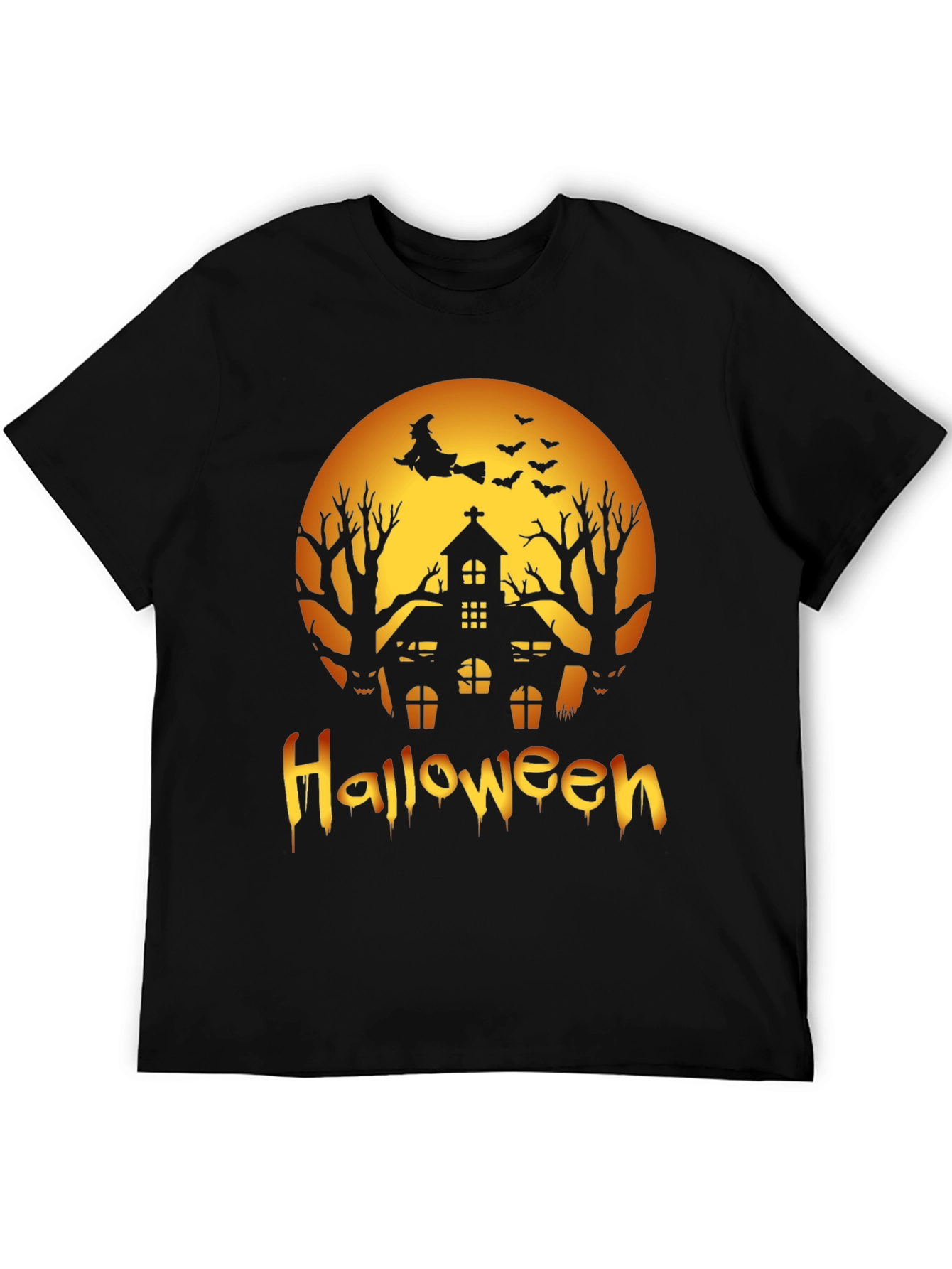Halloween Spooky House Graphic Tee