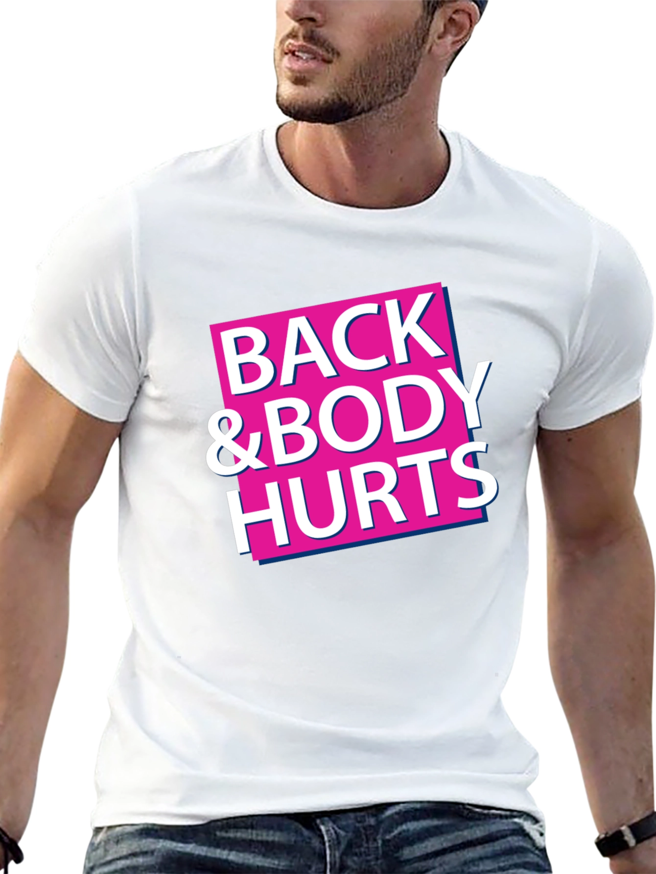 Back & Body Hurts Graphic Tee - Black